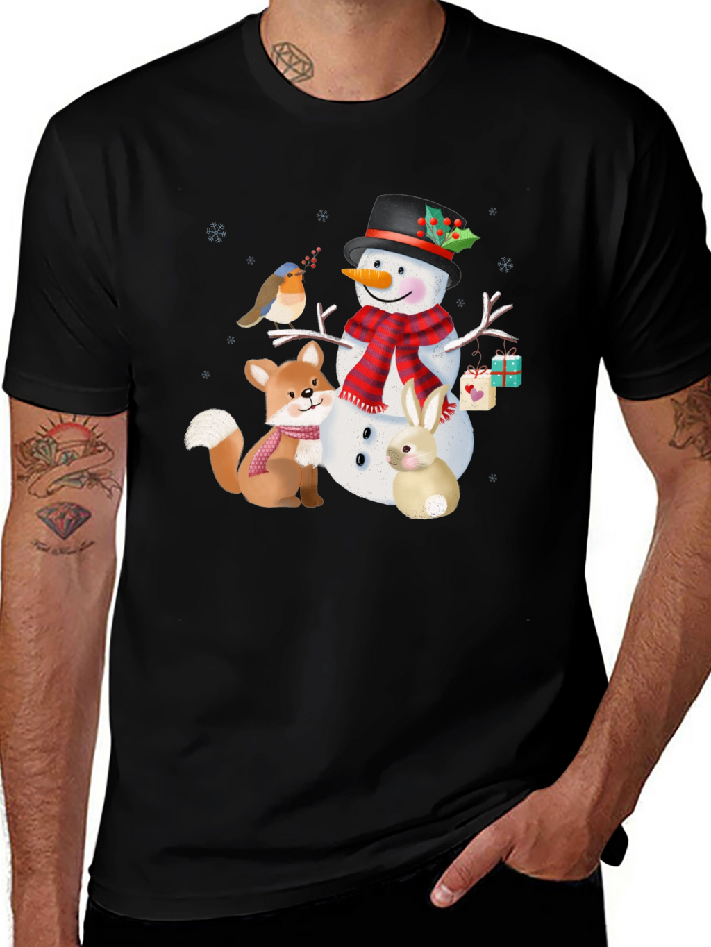 Festive Winter Friends T-Shirt