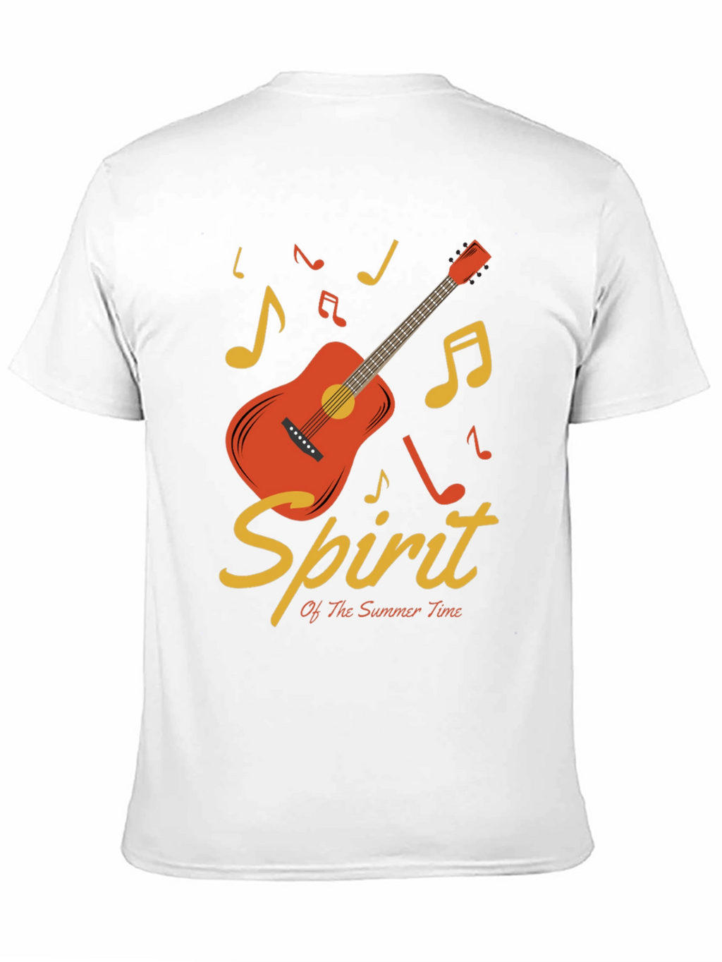 Summer Spirit Guitar Graphic T-Shirt