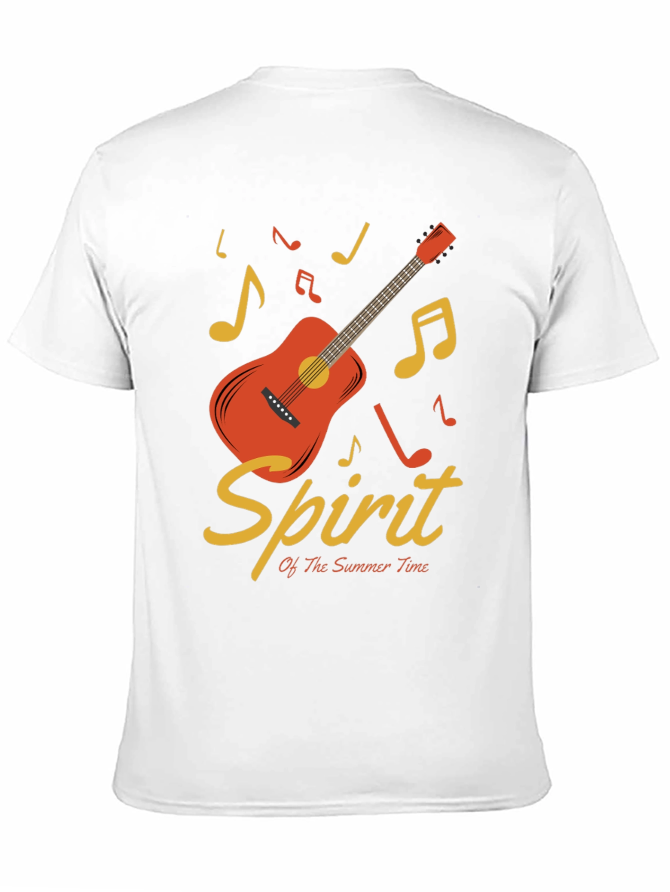 Summer Spirit Guitar Graphic T-Shirt