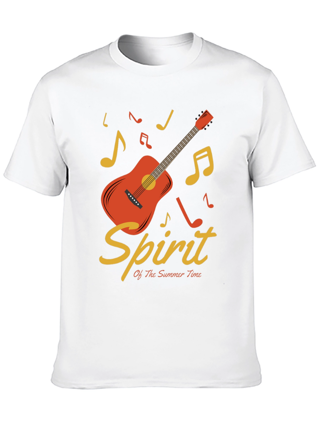 Summer Spirit Guitar Graphic T-Shirt