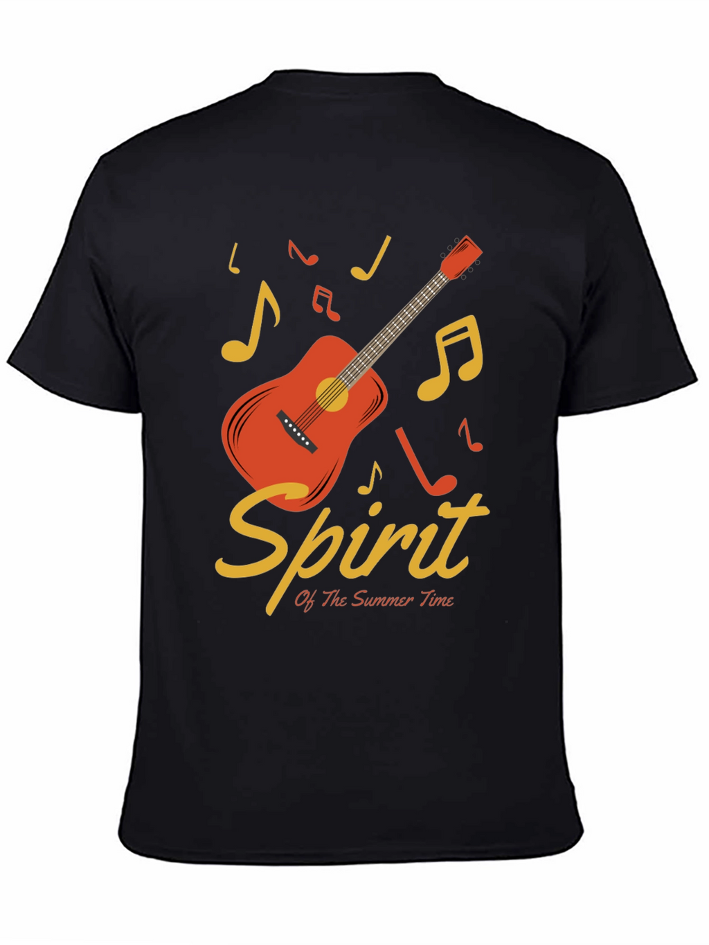 Summer Spirit Guitar Graphic T-Shirt