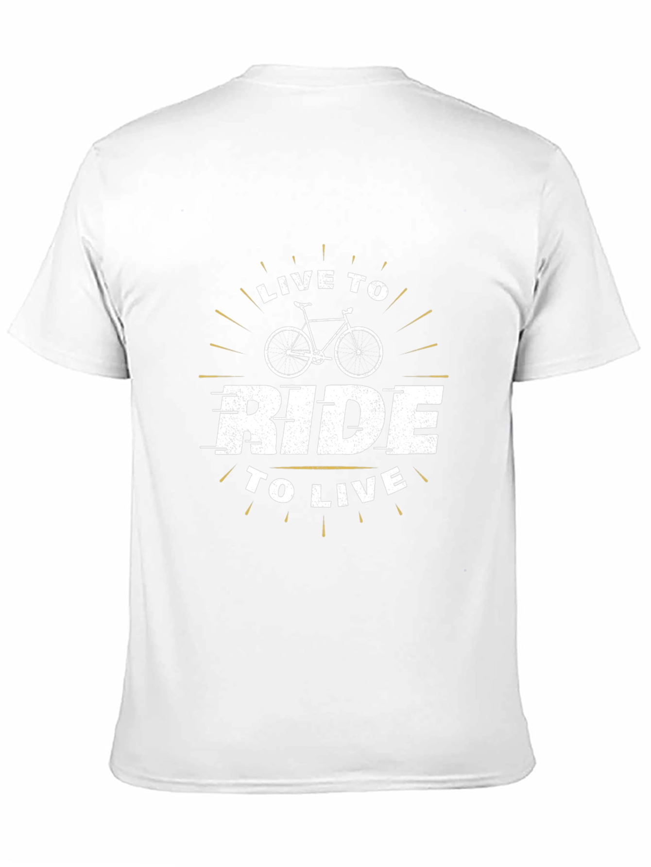 Live To Ride Black Graphic Tee