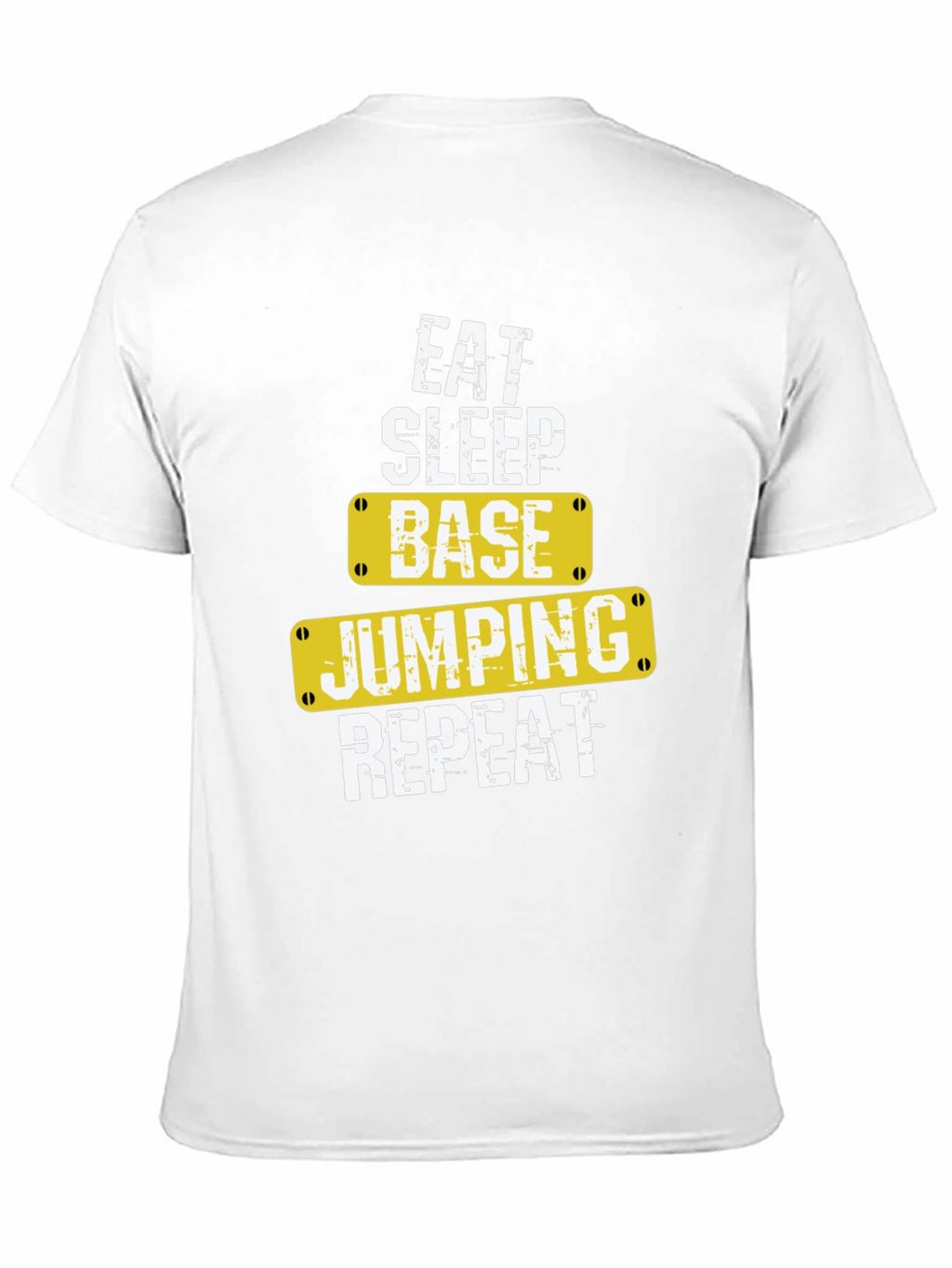 Eat Sleep Base Jumping Repeat Black T-Shirt