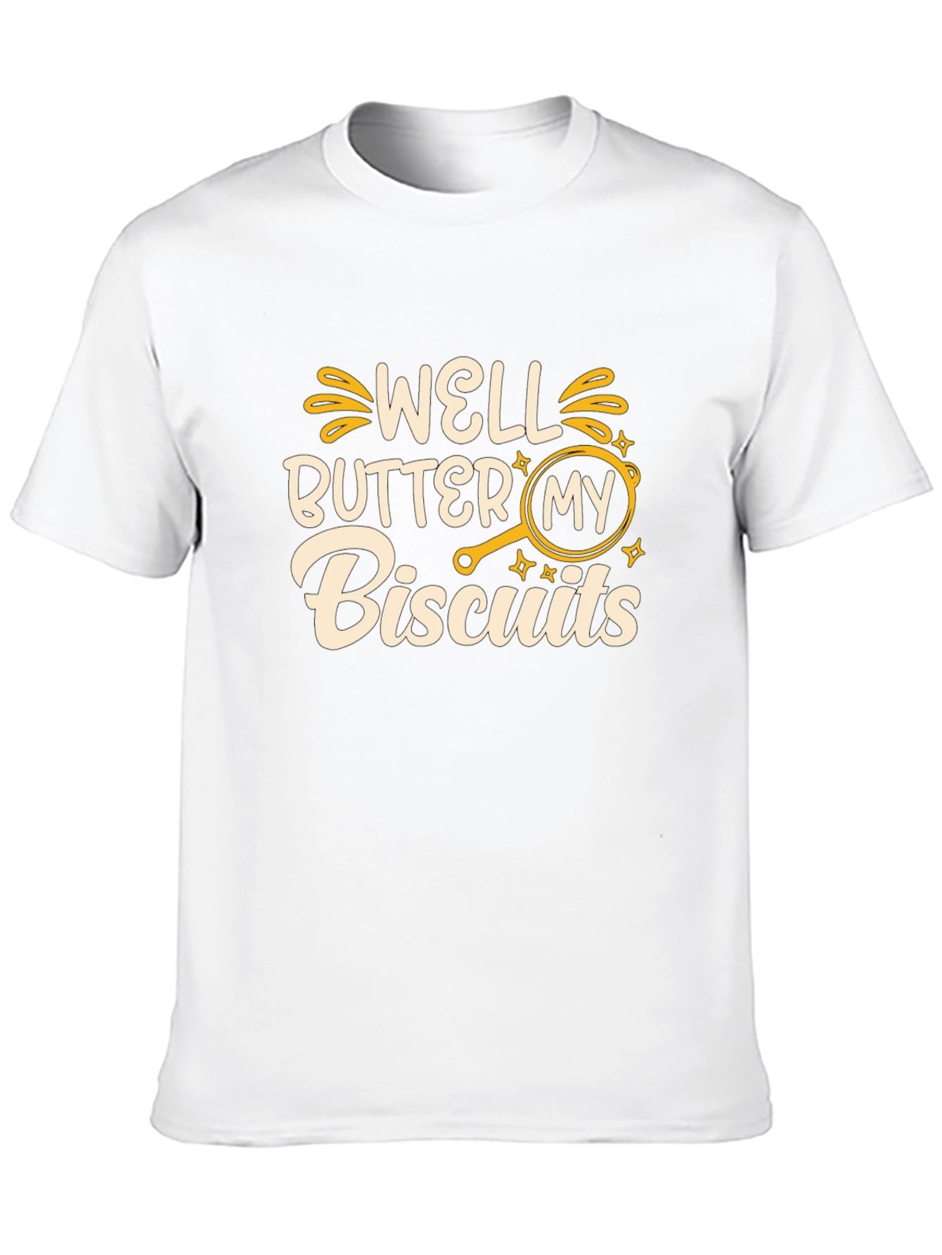 Well Butter My Biscuits Black Graphic Tee