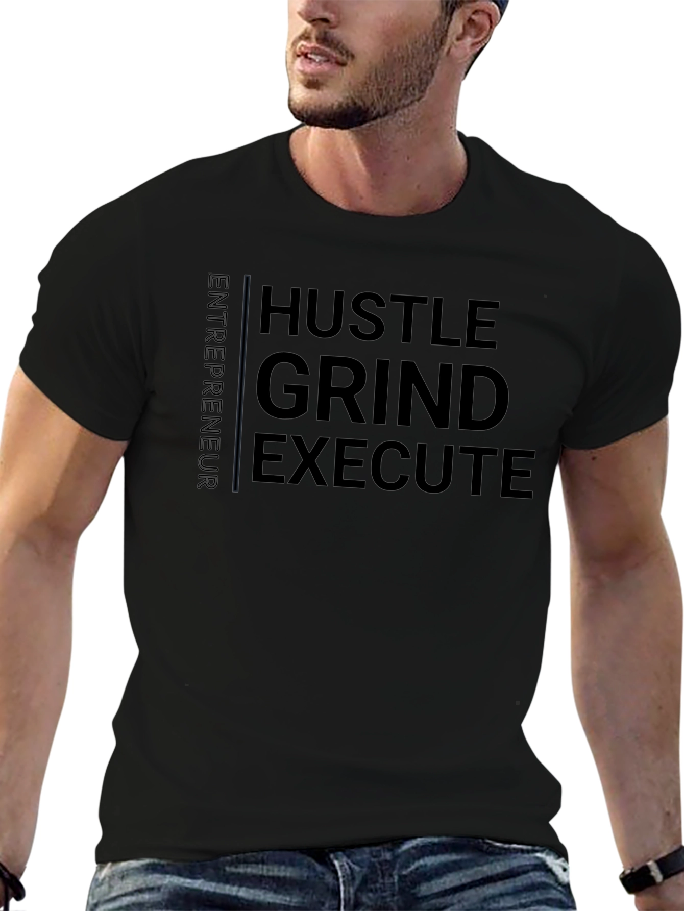 Hustle Grind Execute Entrepreneur T-Shirt