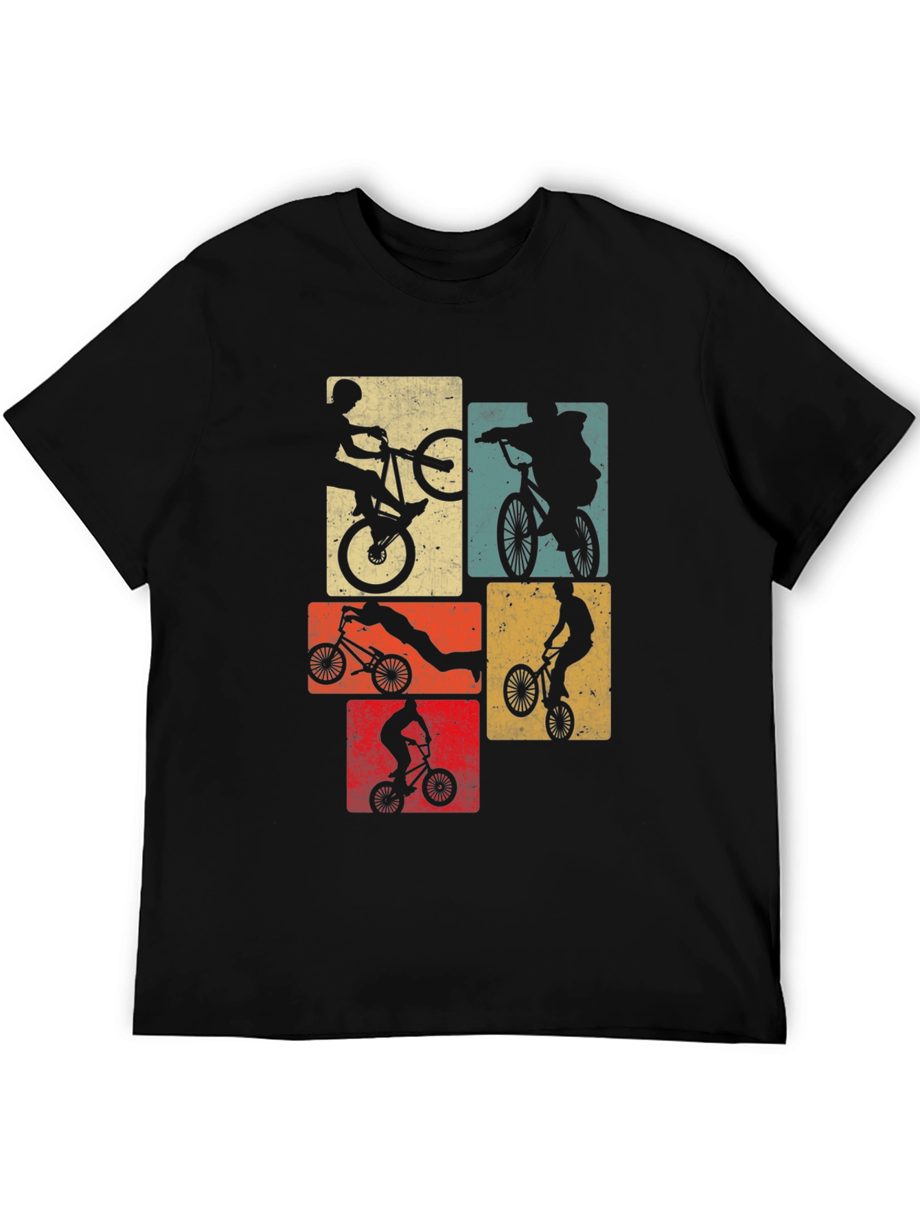 BMX Bike Stunt T-Shirt - Retro Design