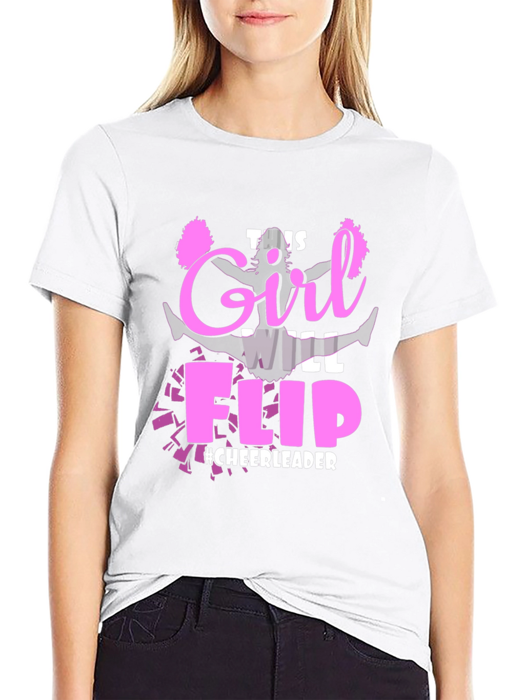 Cheerleader Flip T-Shirt for Girls
