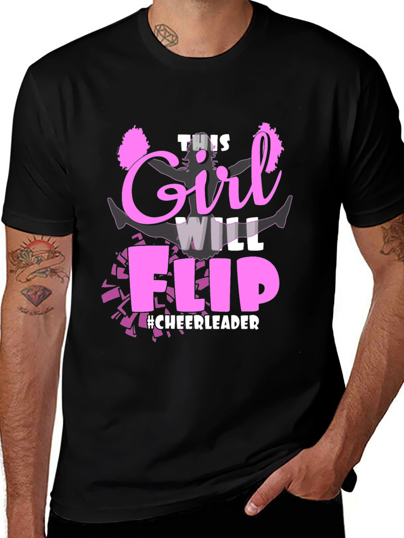 Cheerleader Flip T-Shirt for Girls