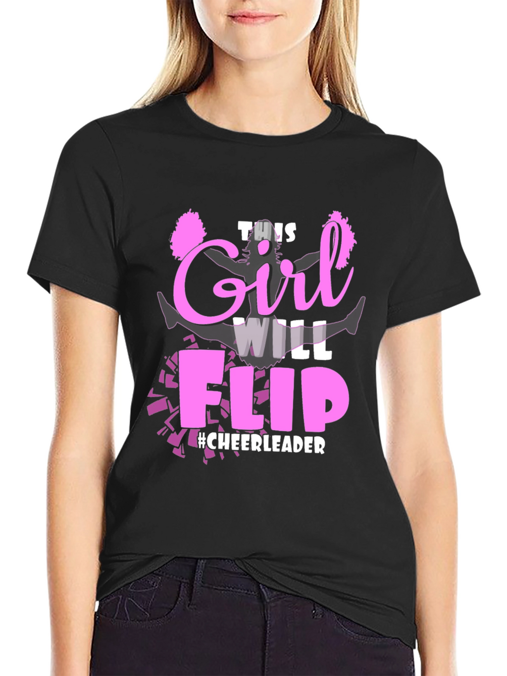 Cheerleader Flip T-Shirt for Girls