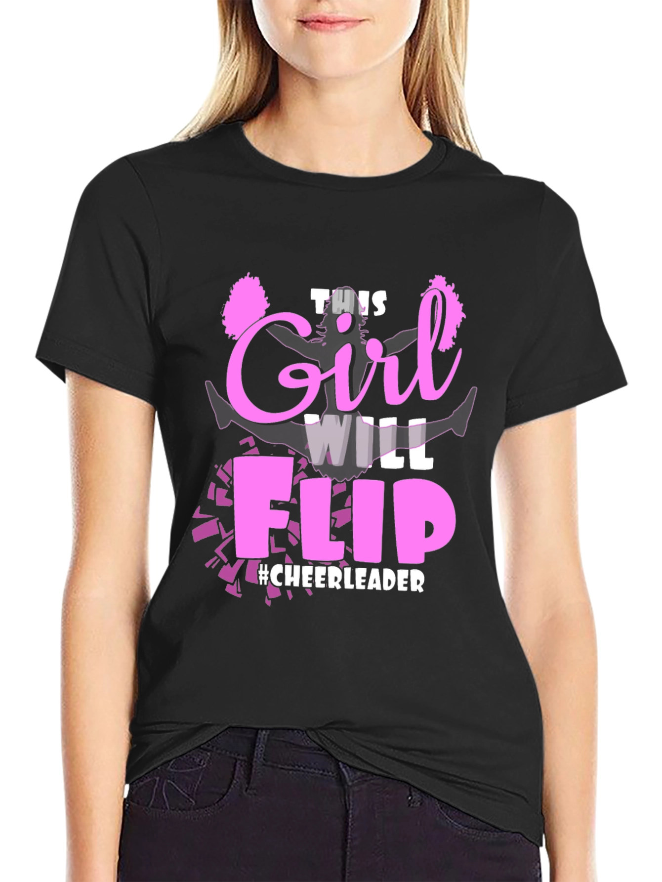 Cheerleader Flip T-Shirt for Girls