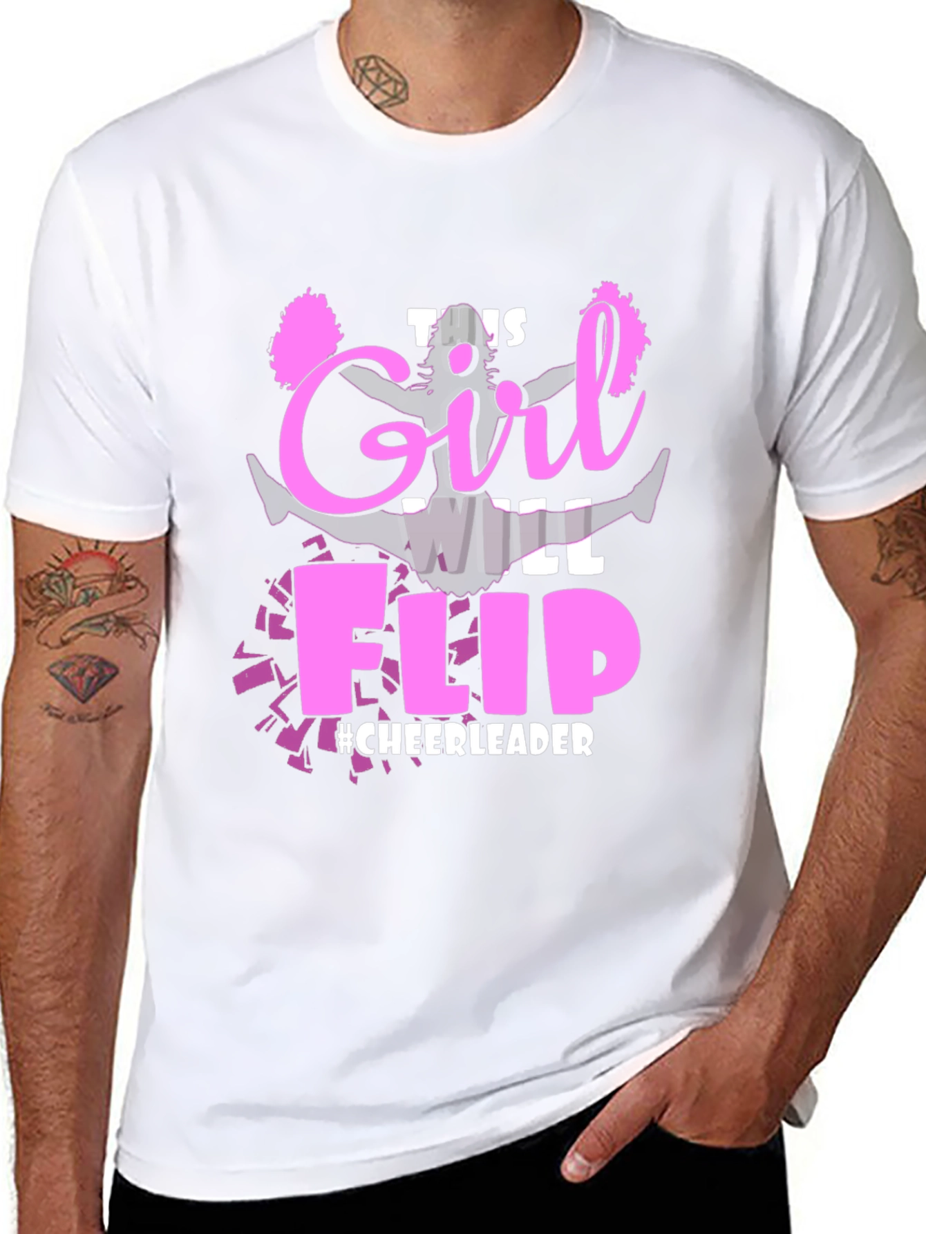 Cheerleader Flip T-Shirt for Girls