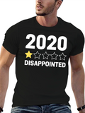 2020 One Star Rating Disappointed Black T-Shirt