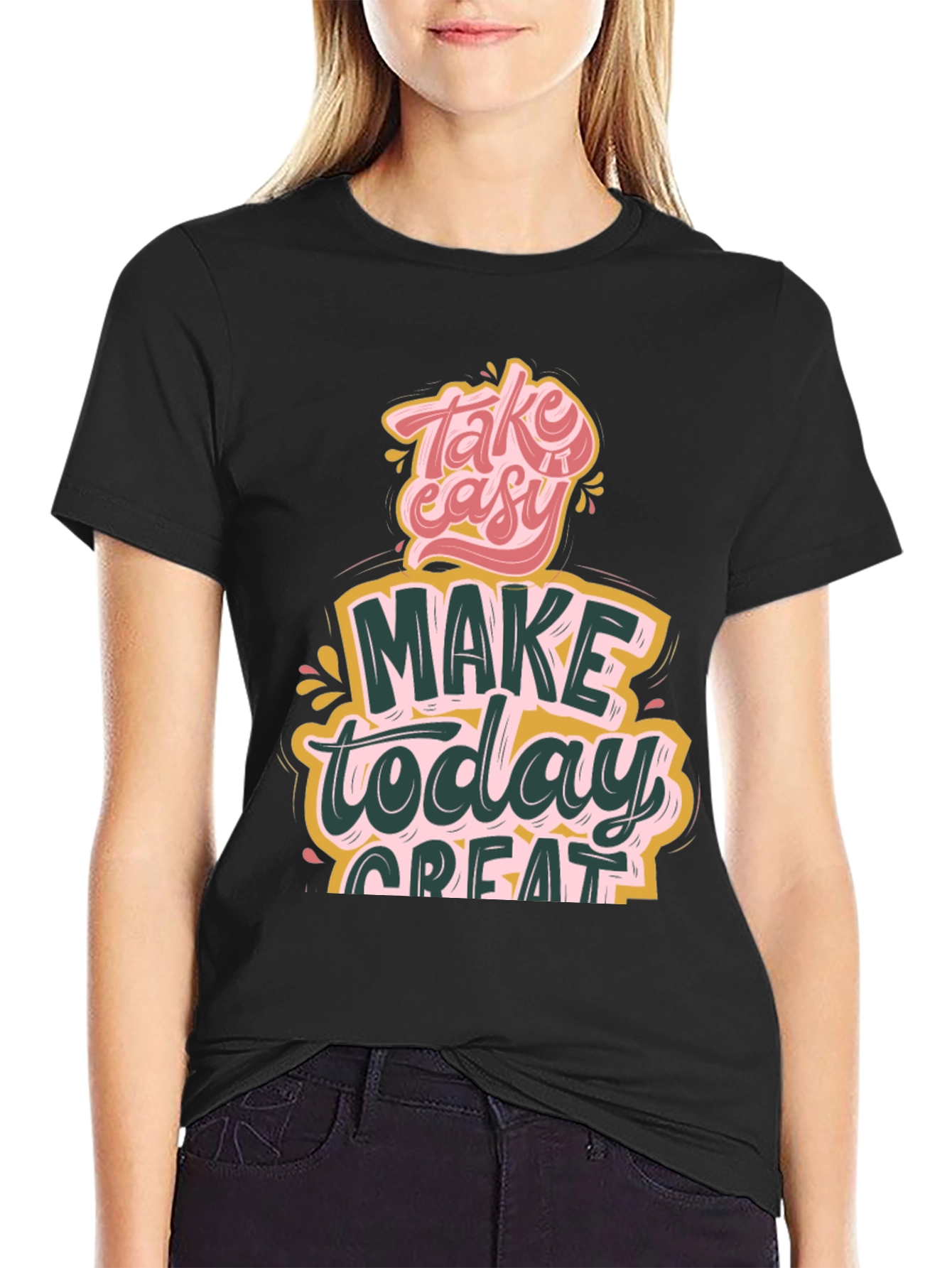 Take it Easy Graphic Tee - Trendy Comfort