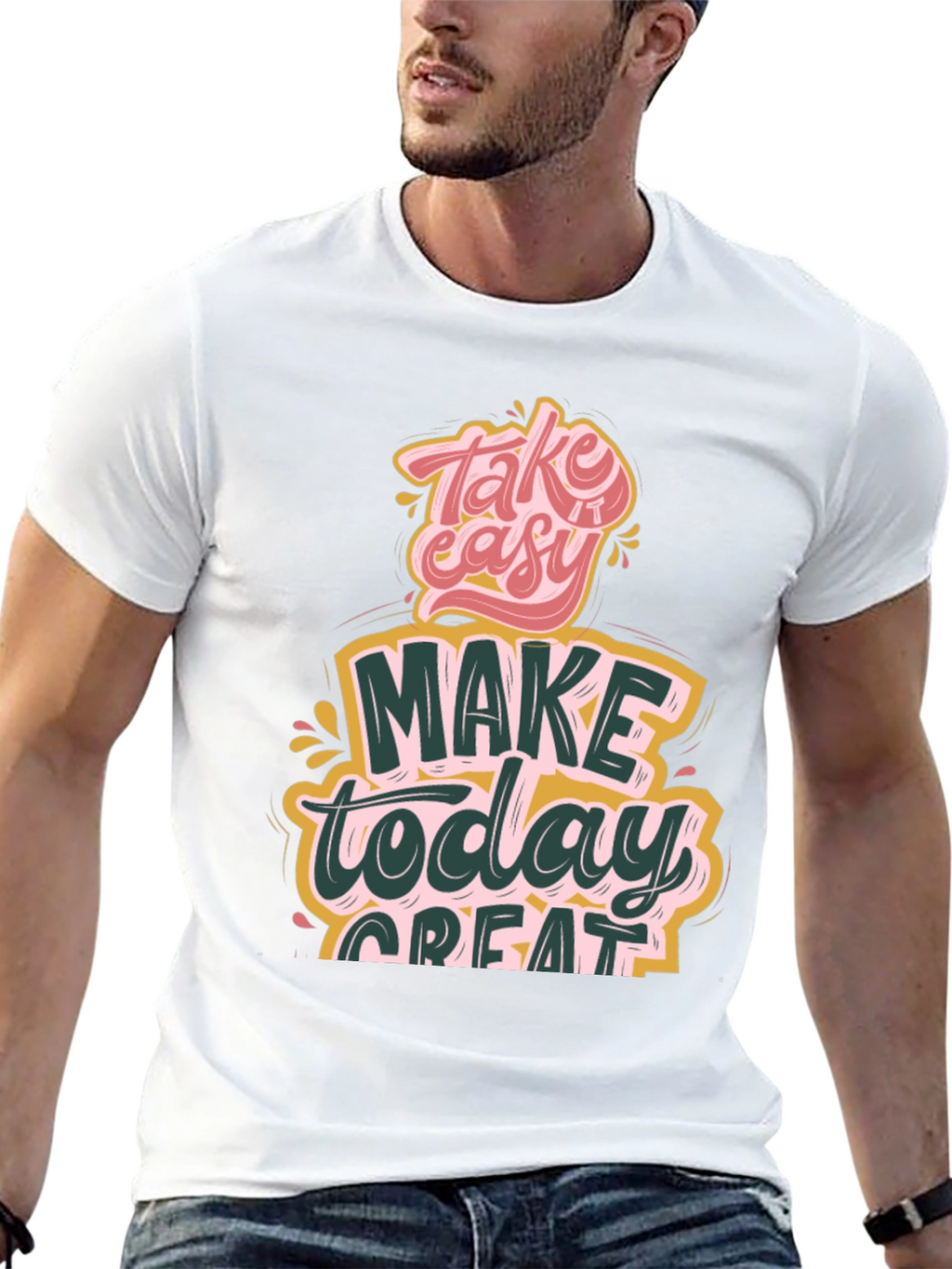 Take it Easy Graphic Tee - Trendy Comfort