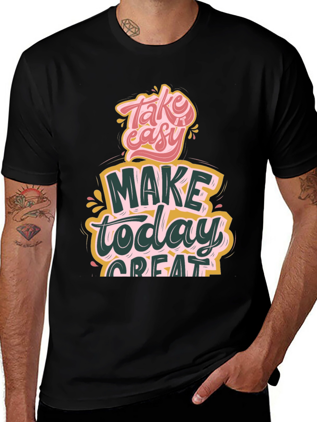 Take it Easy Graphic Tee - Trendy Comfort