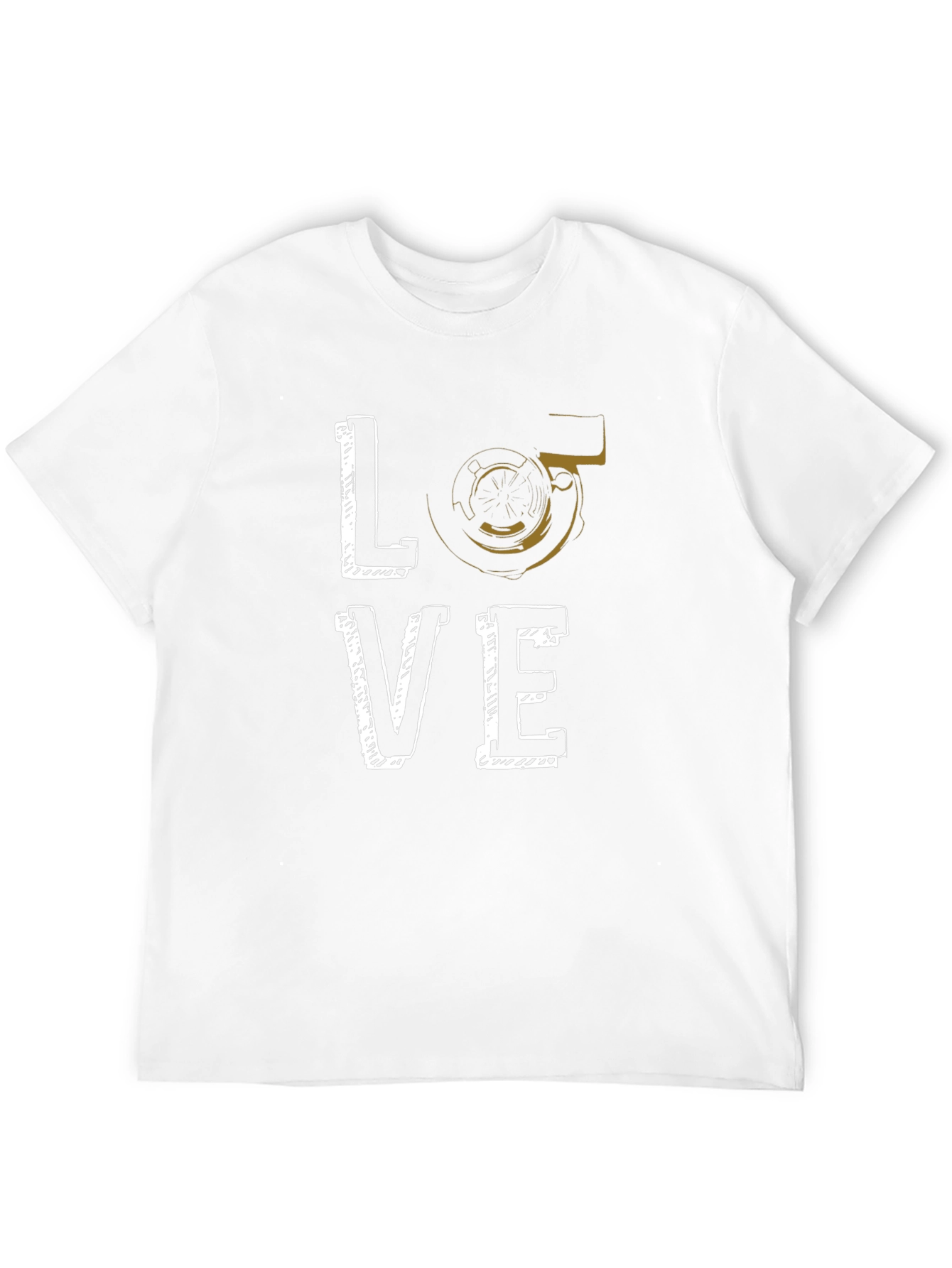 Love Turbo Black T-Shirt Automotive Enthusiast