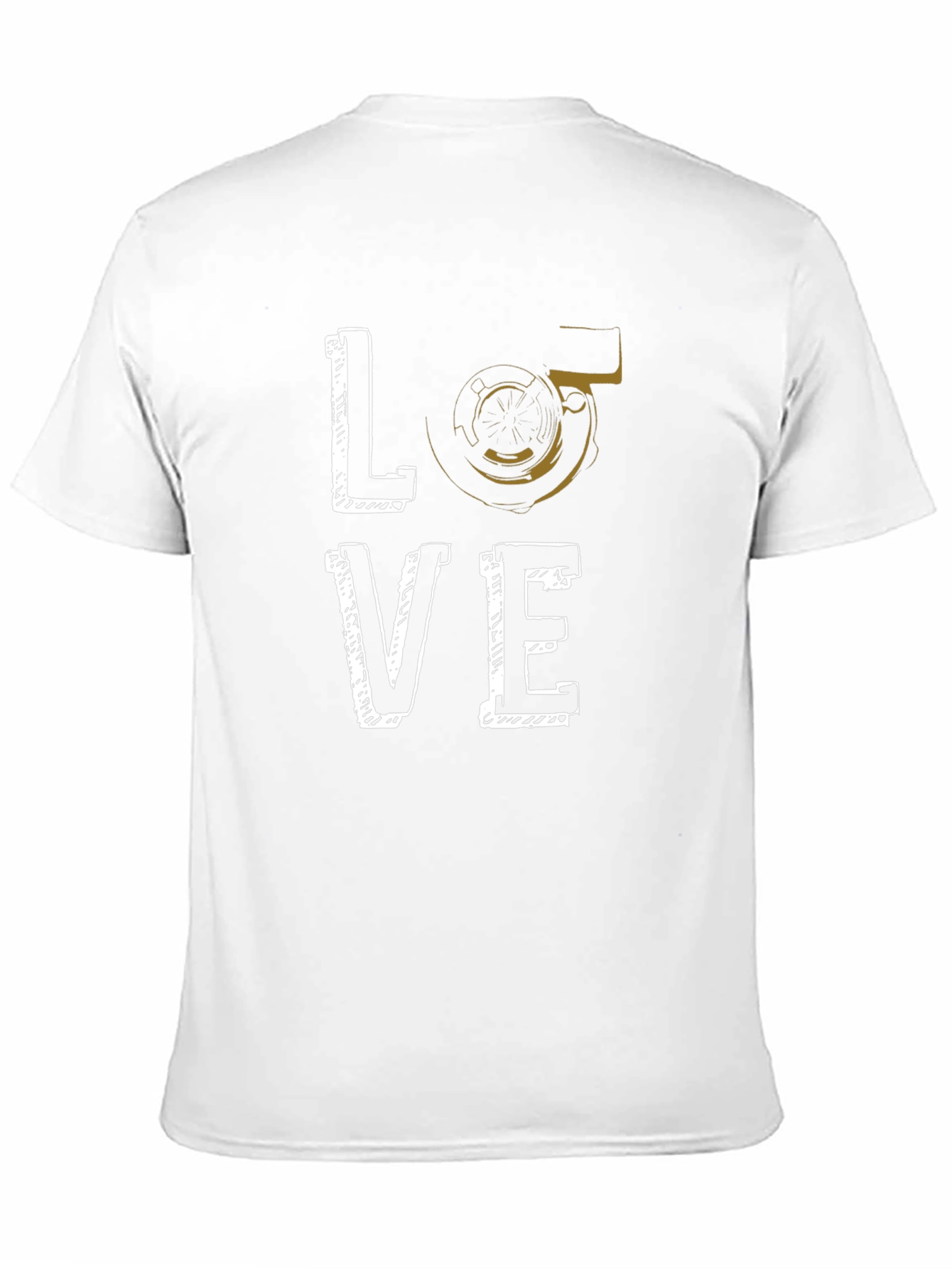 Love Turbo Black T-Shirt Automotive Enthusiast