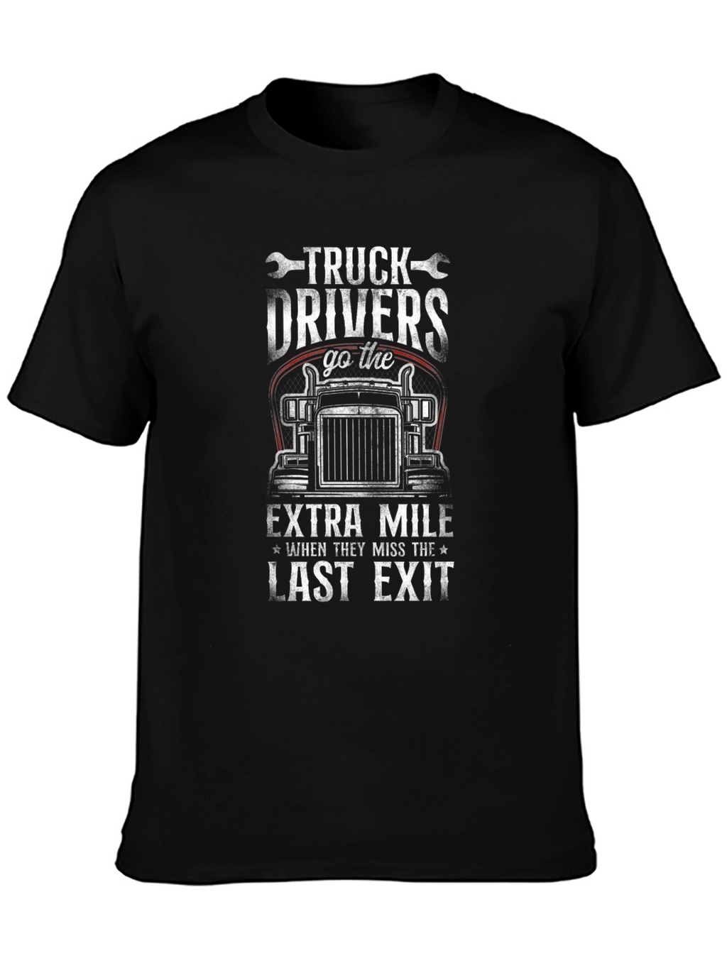 Truck Driver Extra Mile Graphic Tee