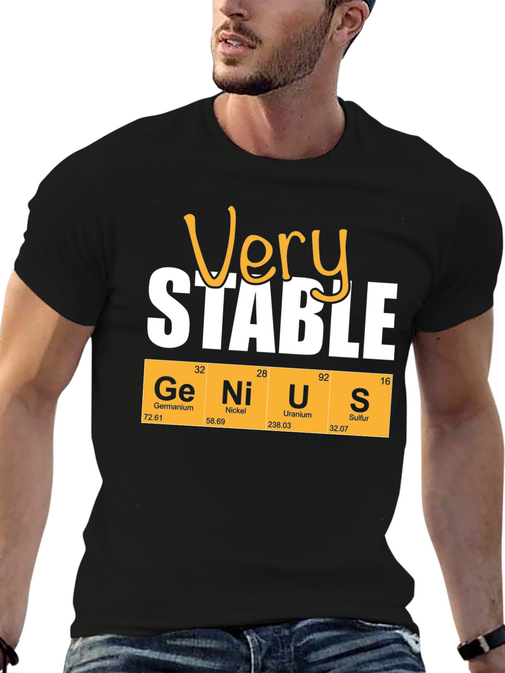 Very Stable Genius Periodic Table T-Shirt