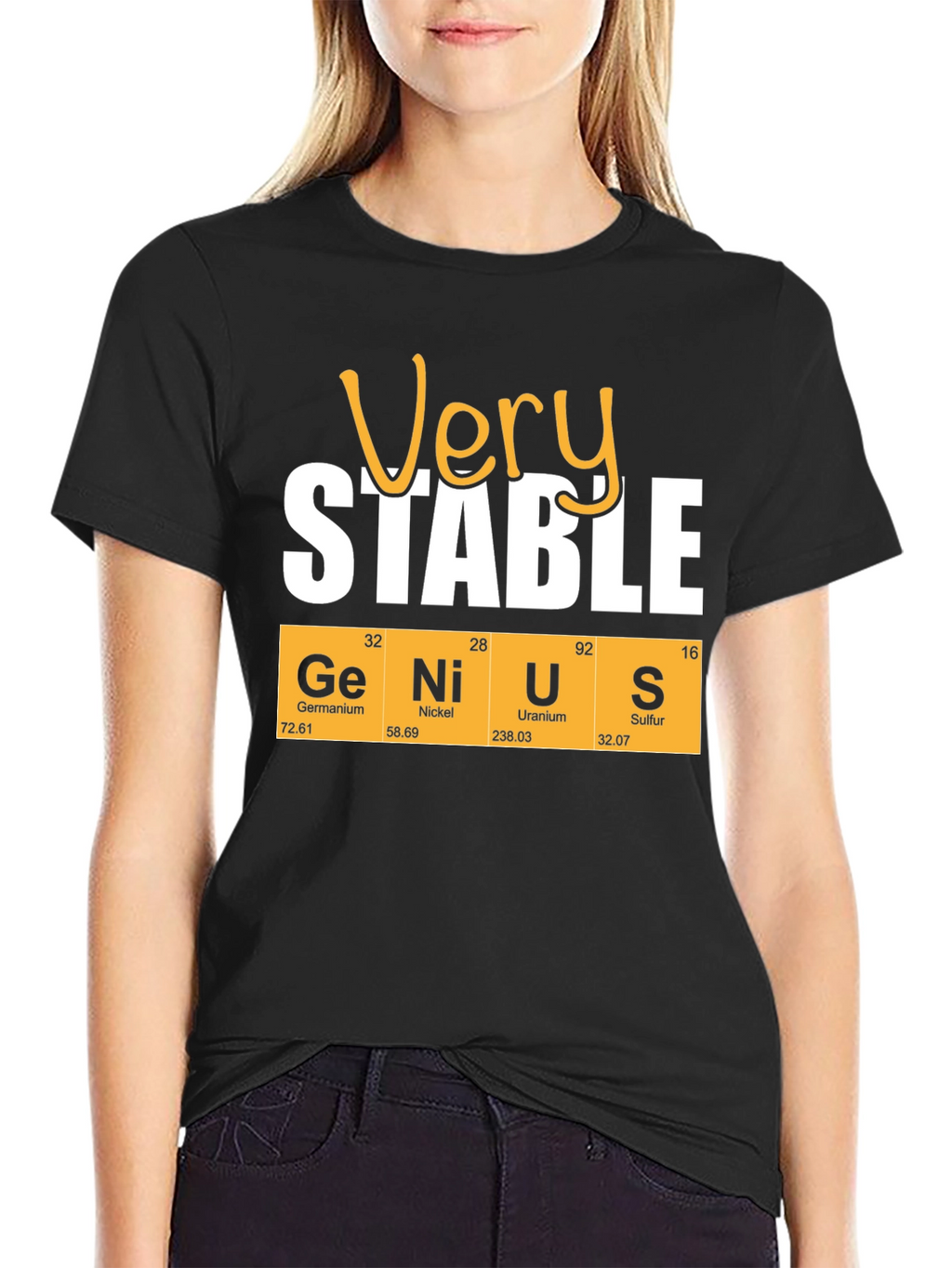 Very Stable Genius Periodic Table T-Shirt