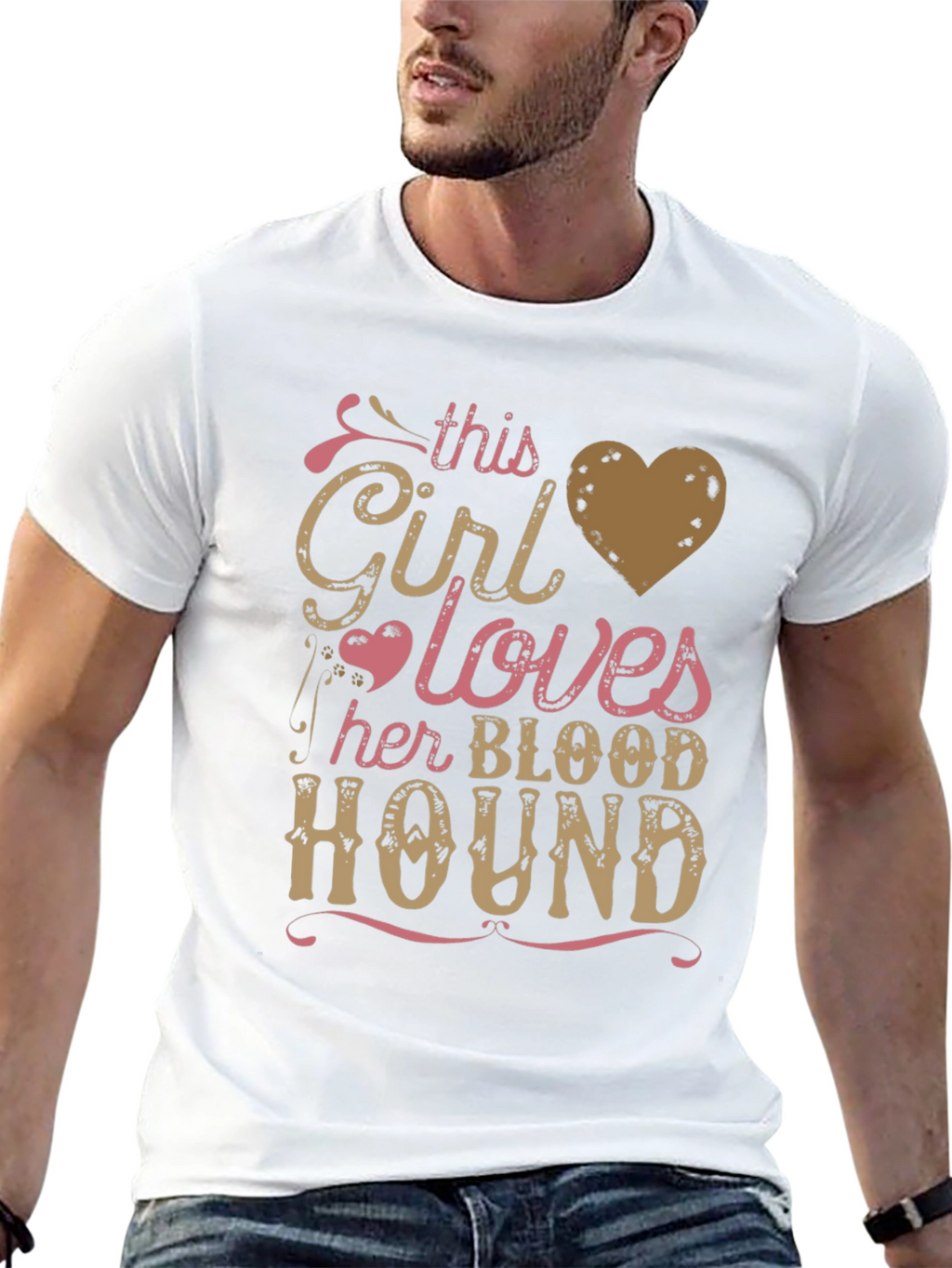Girl Loves Her Bloodhound T-Shirt