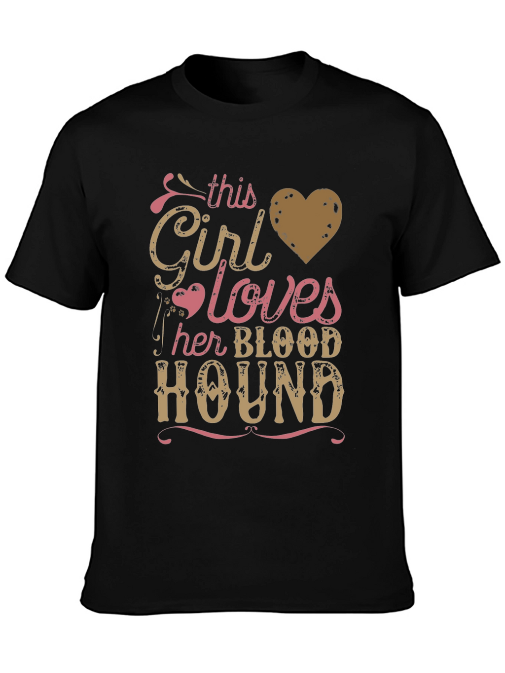 Girl Loves Her Bloodhound T-Shirt