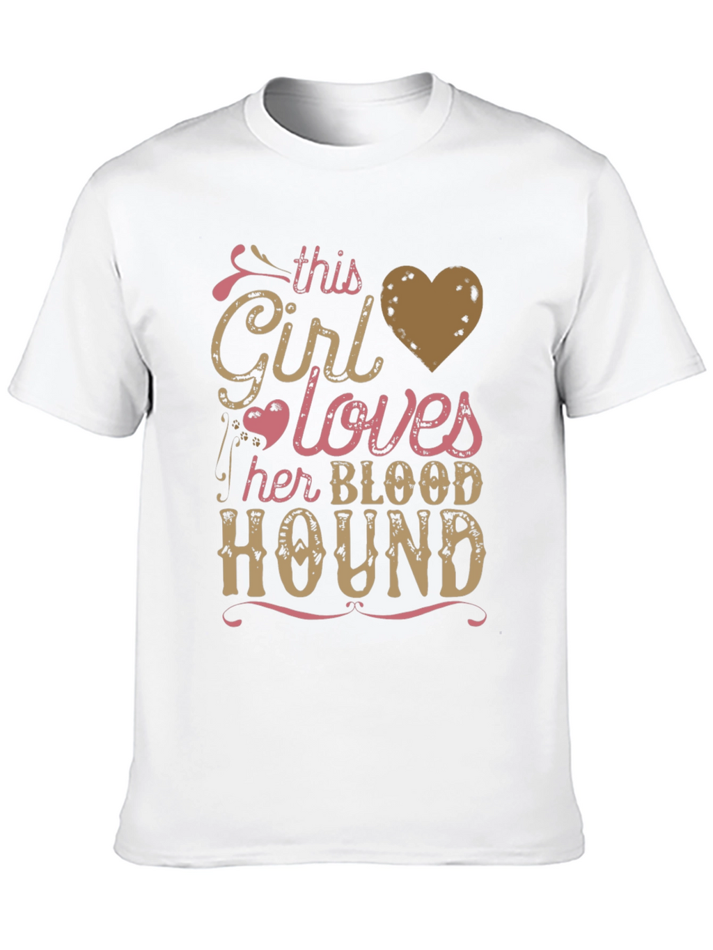 Girl Loves Her Bloodhound T-Shirt