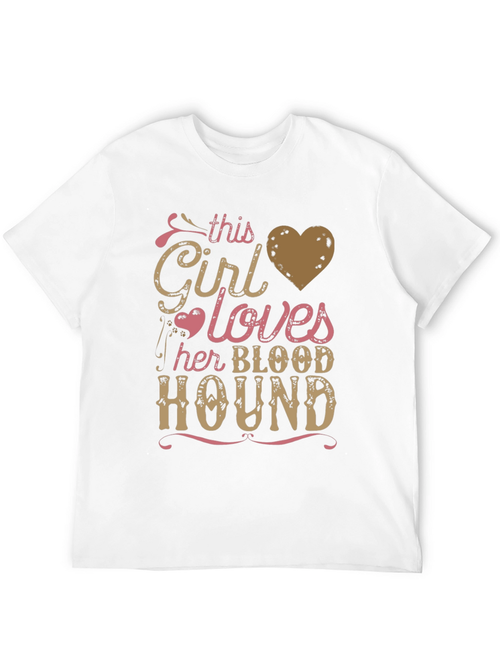 Girl Loves Her Bloodhound T-Shirt