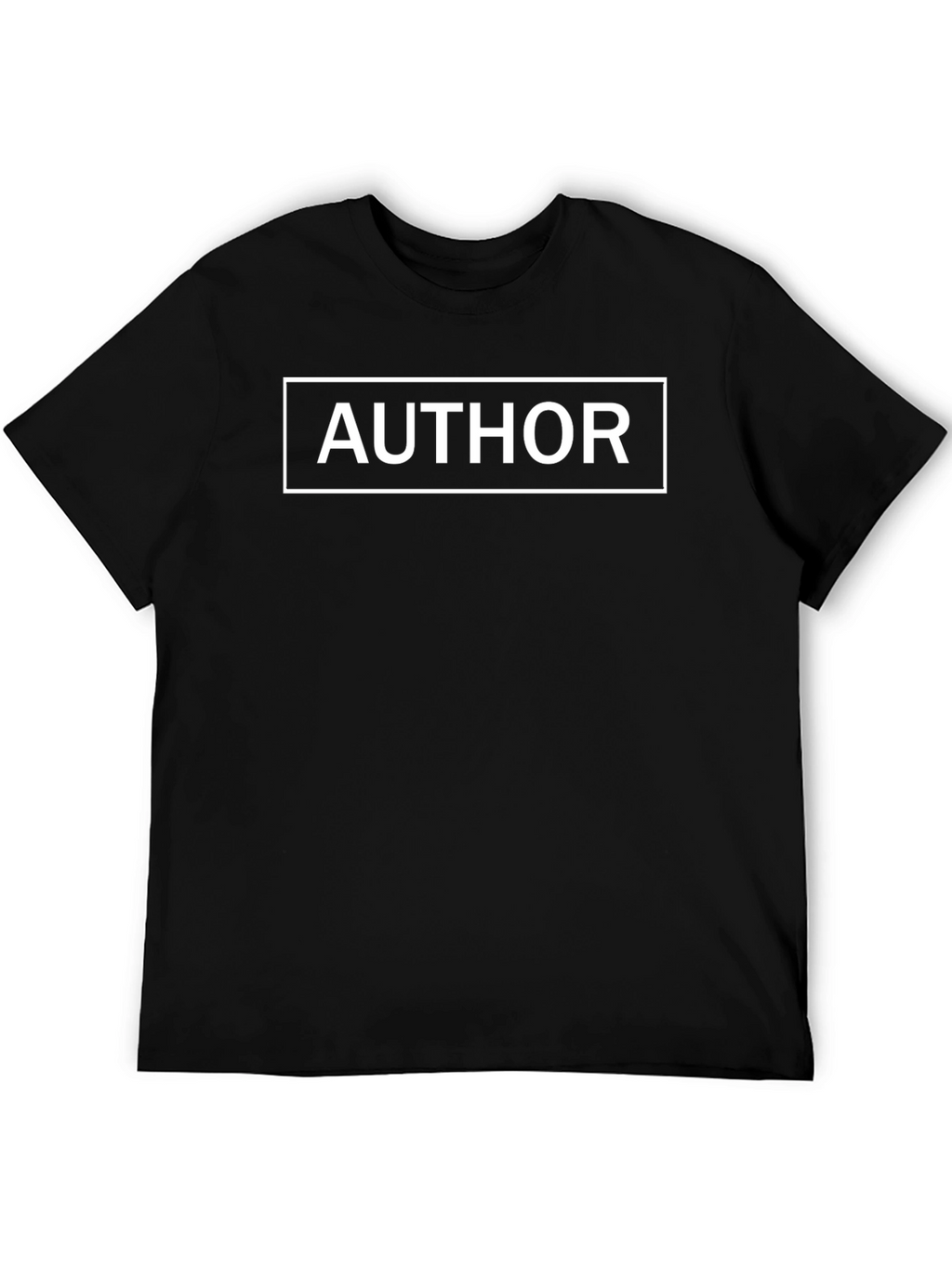 Author Graphic Tee - Stylish Black Cotton T-Shirt