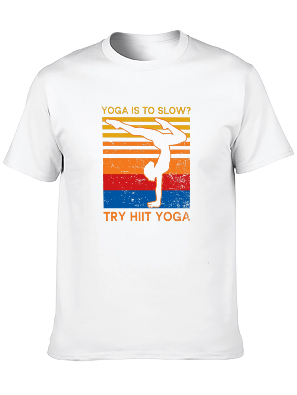Yoga HIIT T-Shirt - Black Graphic Tee