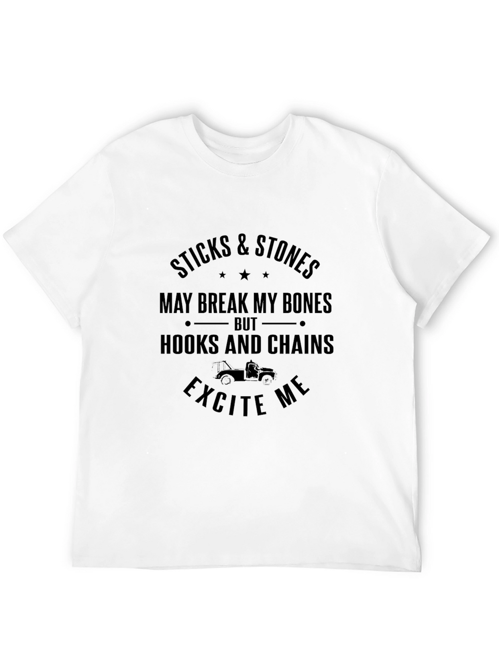Sticks & Stones Humor Tee