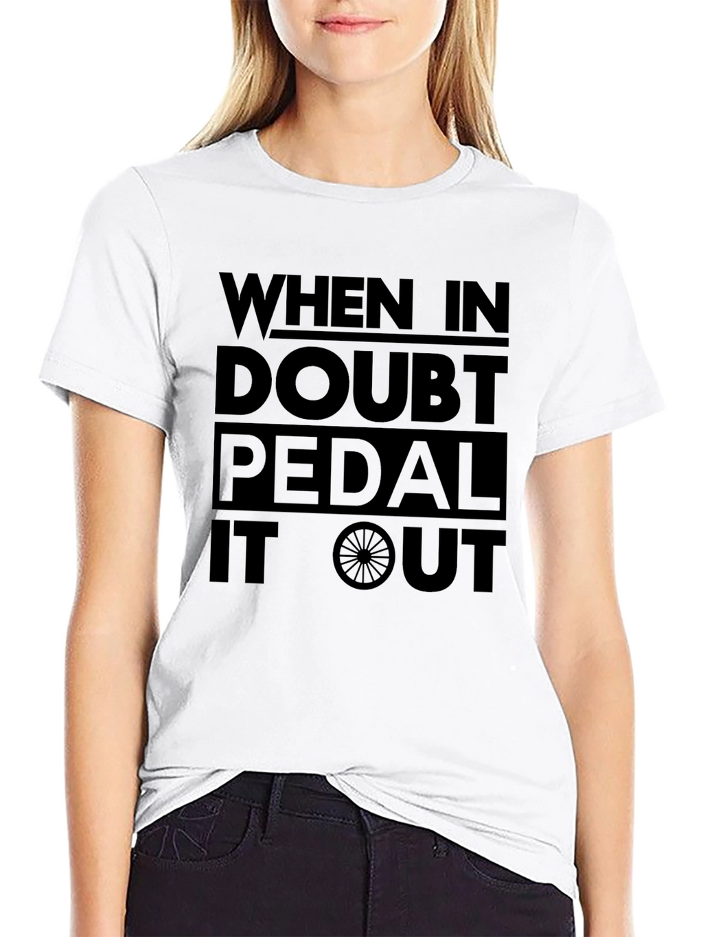 When In Doubt Pedal It Out Graphic Tee