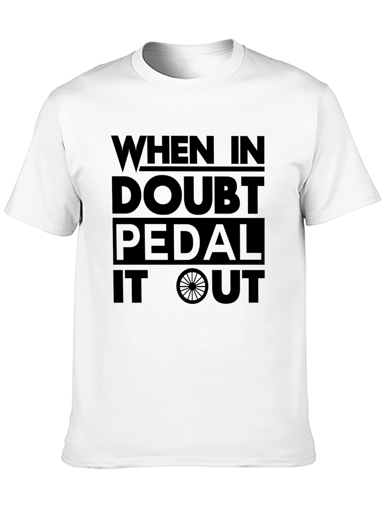 When In Doubt Pedal It Out Graphic Tee