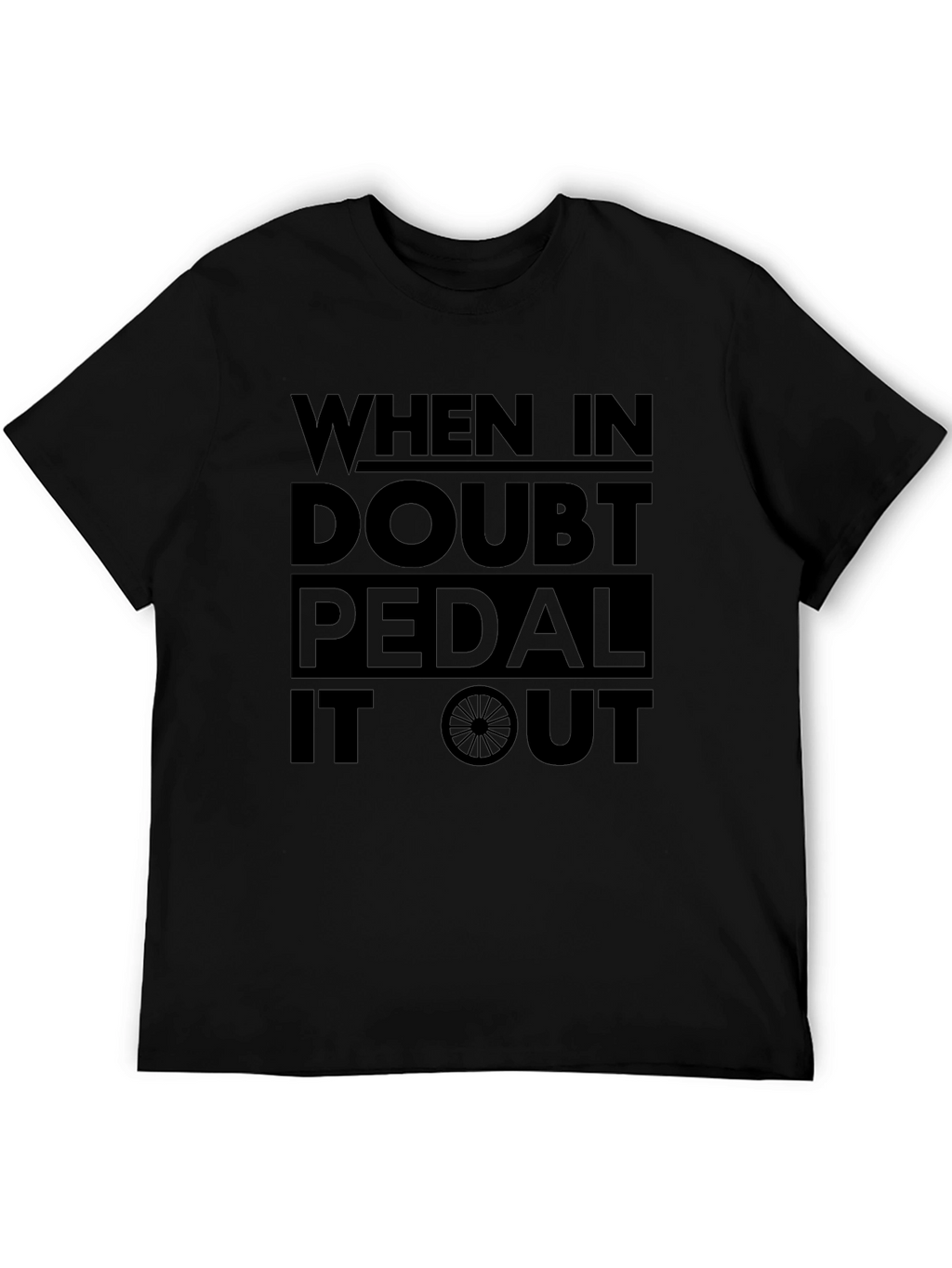 When In Doubt Pedal It Out Graphic Tee
