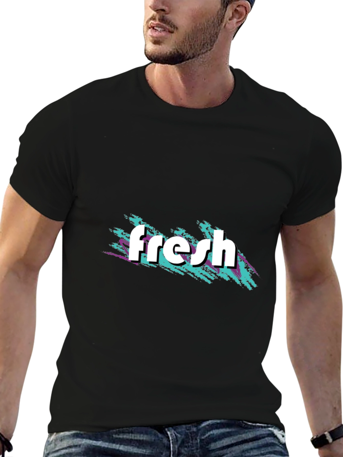 Fresh 90s Style T-Shirt - Retro Graphic Tee