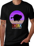 Chonk Cat T-Shirt - Oh Lawd He Comin!