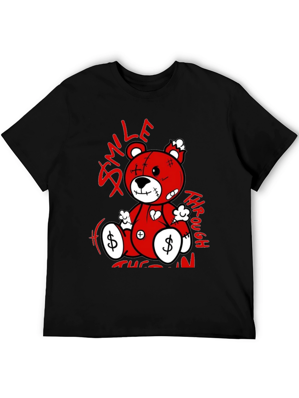 Smile Through the Pain Bear T-Shirt