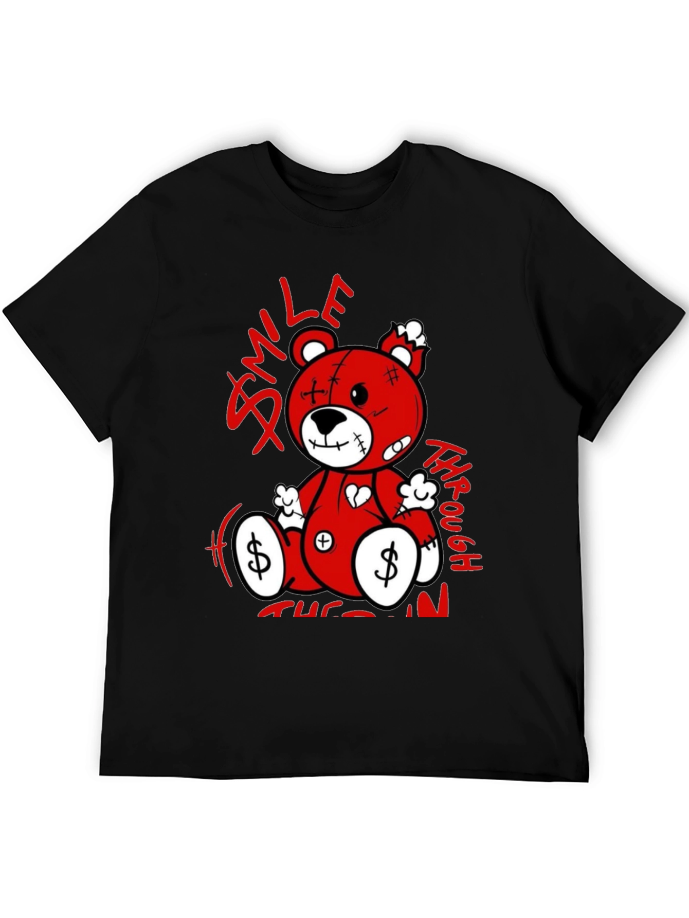 Smile Through the Pain Bear T-Shirt