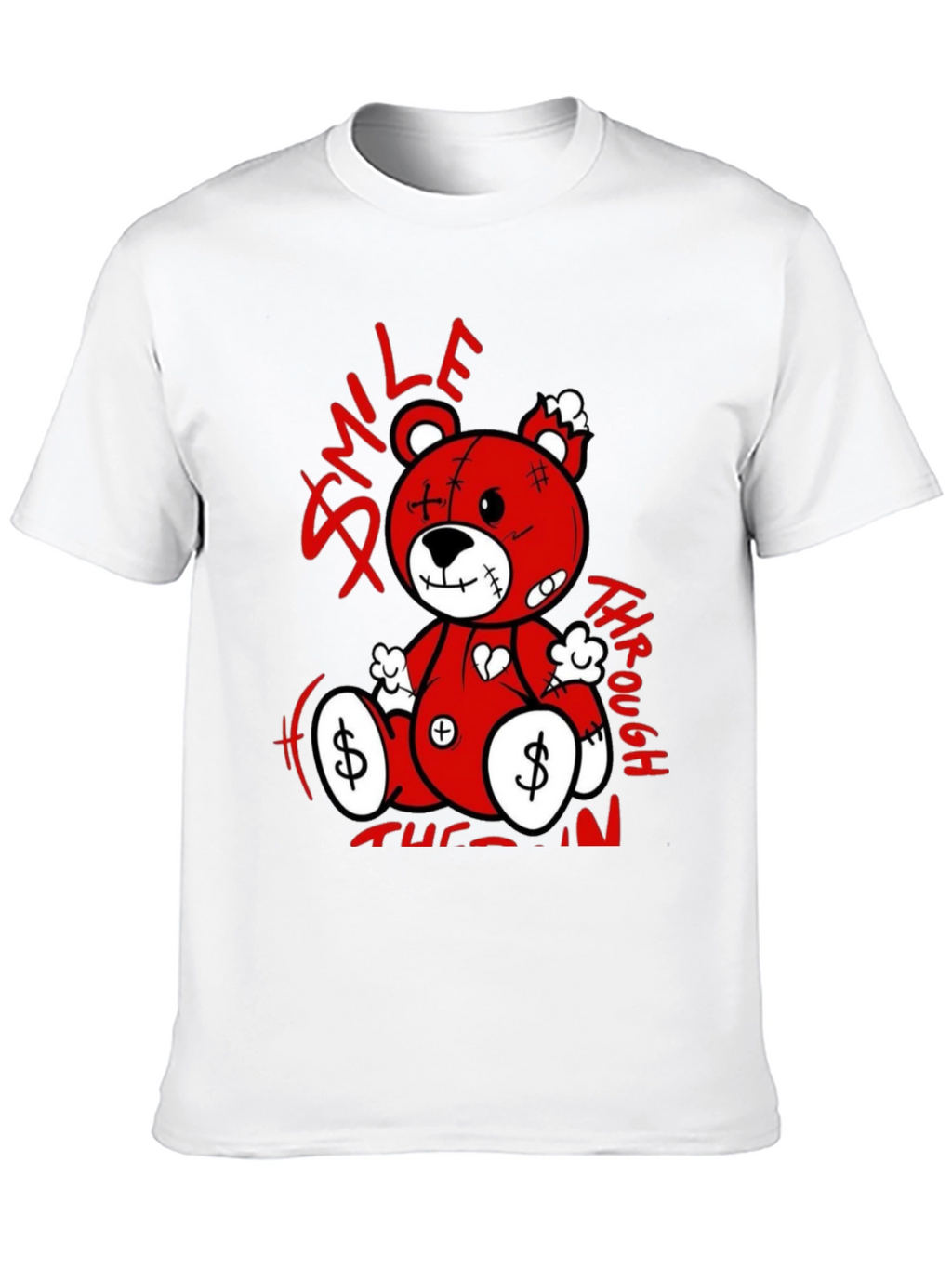 Smile Through the Pain Bear T-Shirt