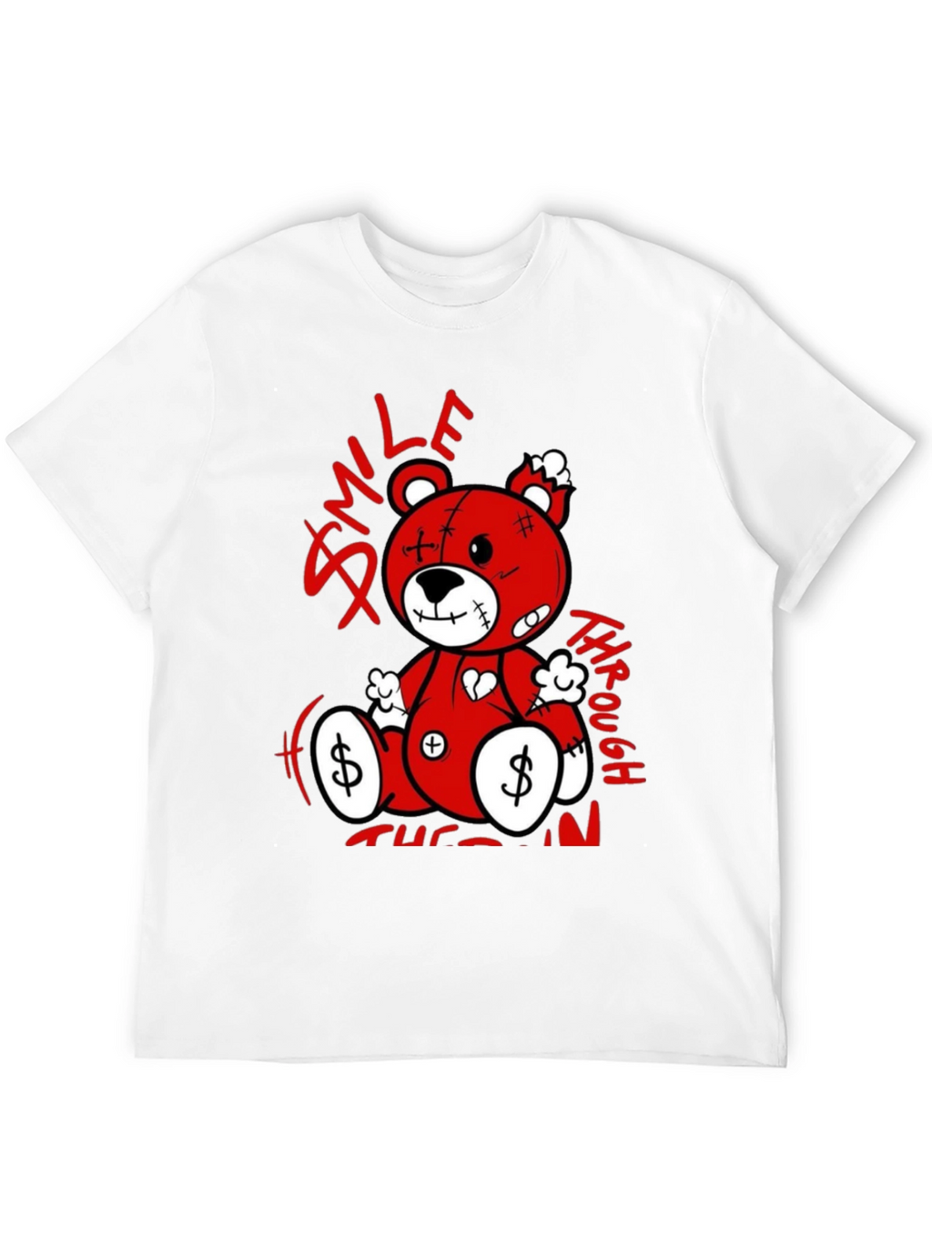 Smile Through the Pain Bear T-Shirt