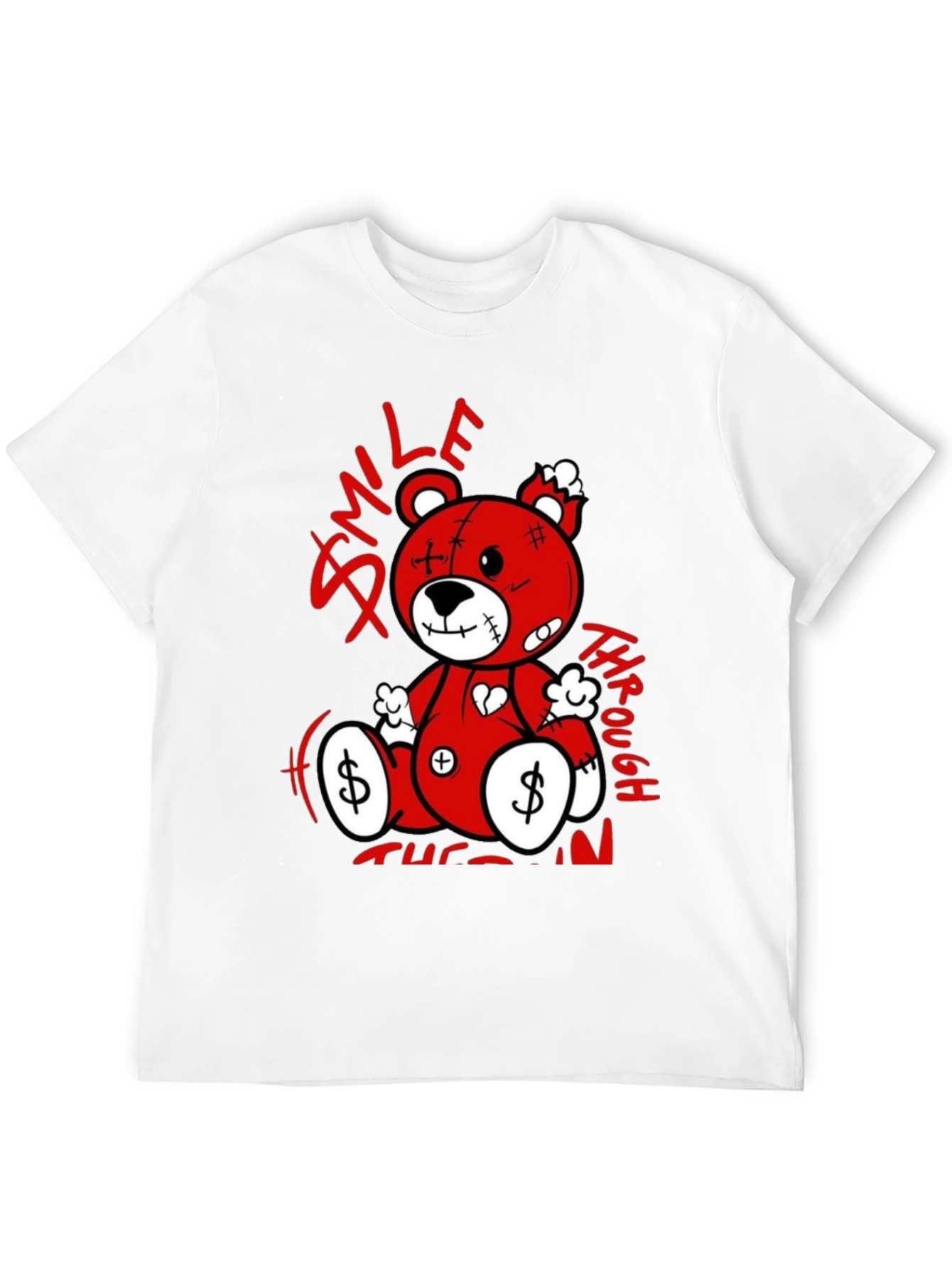 Smile Through the Pain Bear T-Shirt
