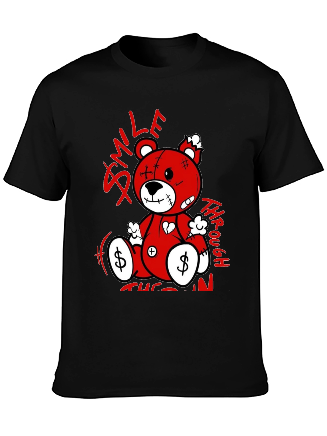 Smile Through the Pain Bear T-Shirt