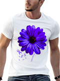 Purple Flower Awareness T-Shirt