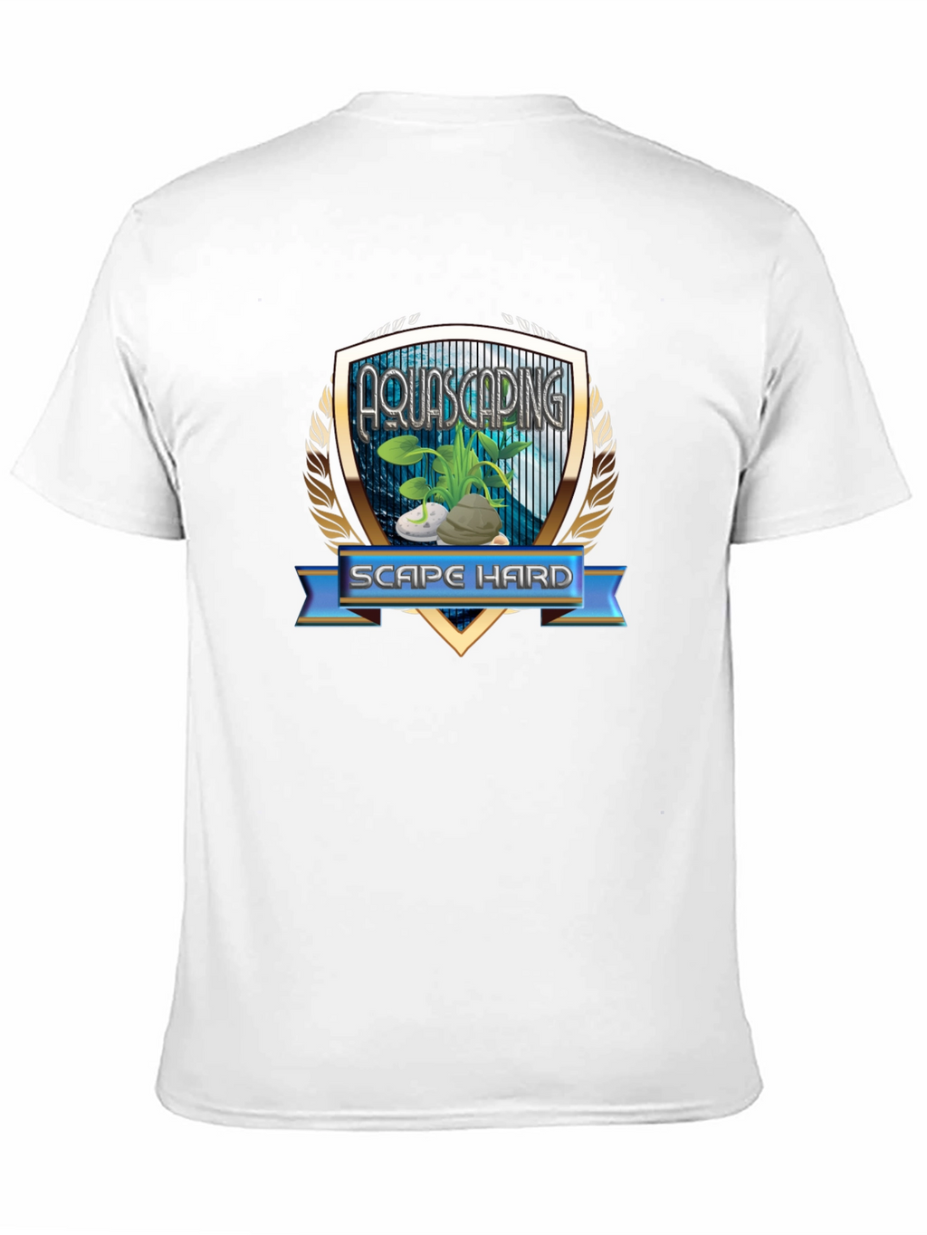 Aquascaping Scape Hard Graphic T-Shirt
