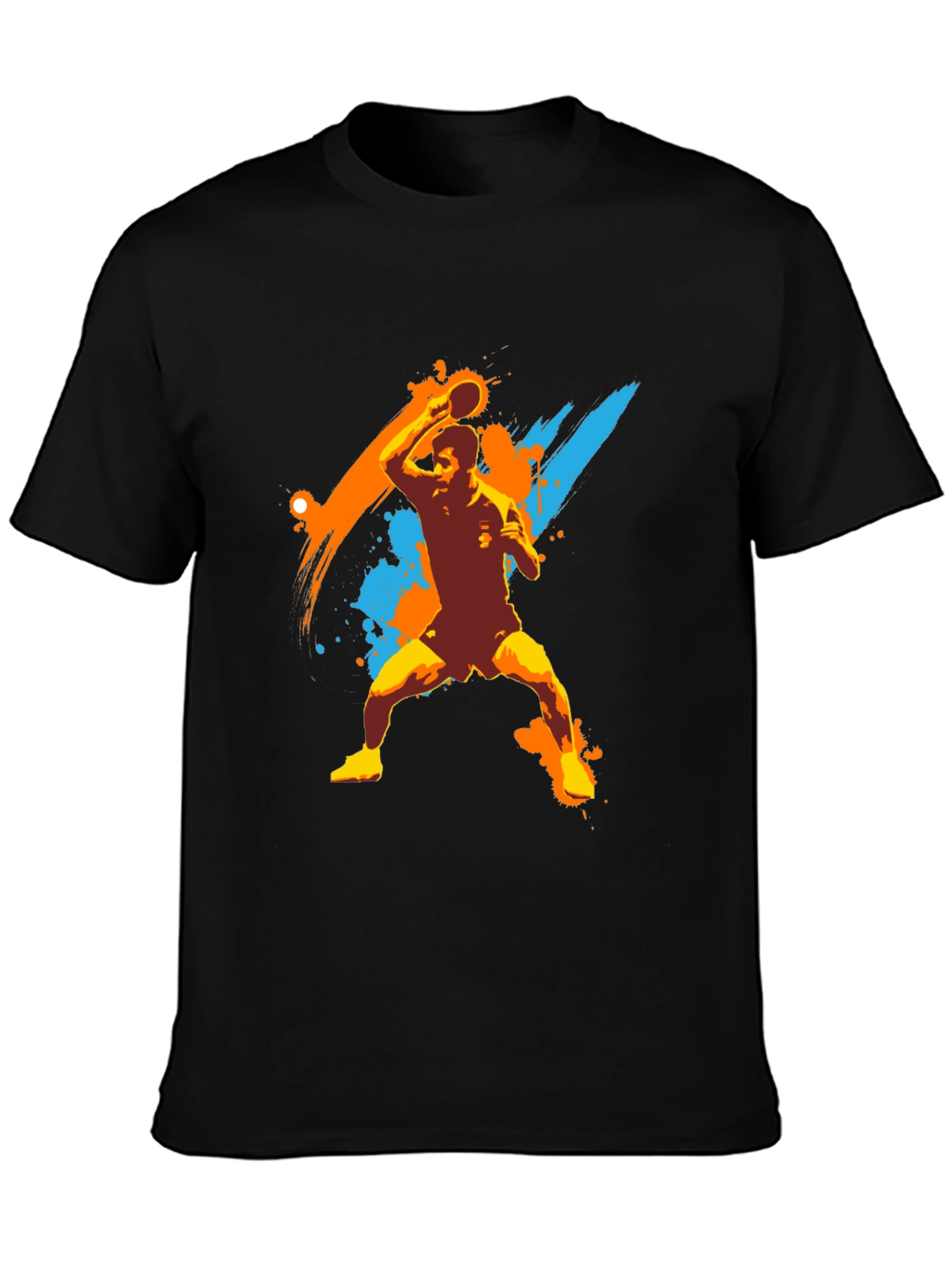 Table Tennis Player Graphic T-Shirt