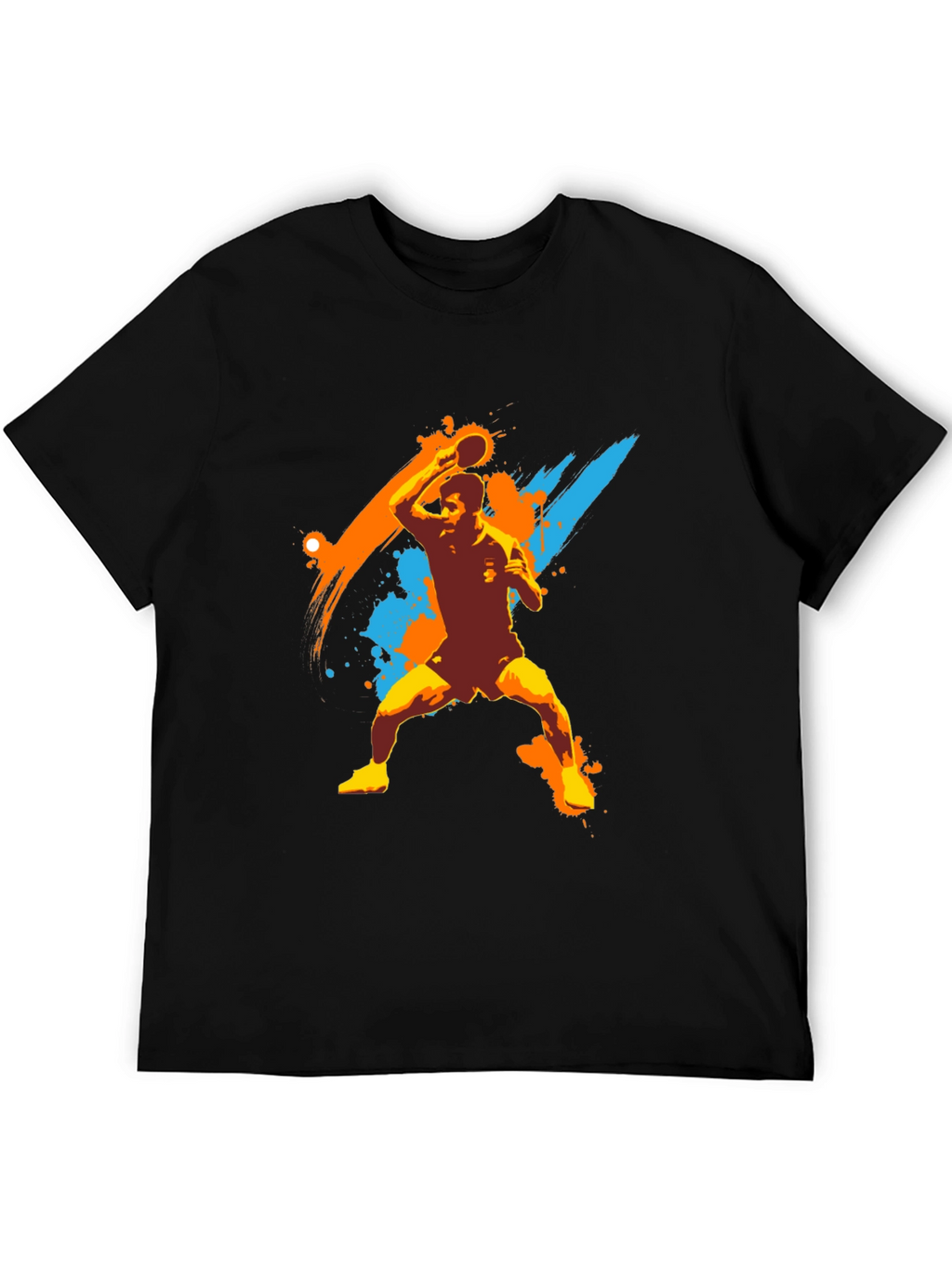 Table Tennis Player Graphic T-Shirt