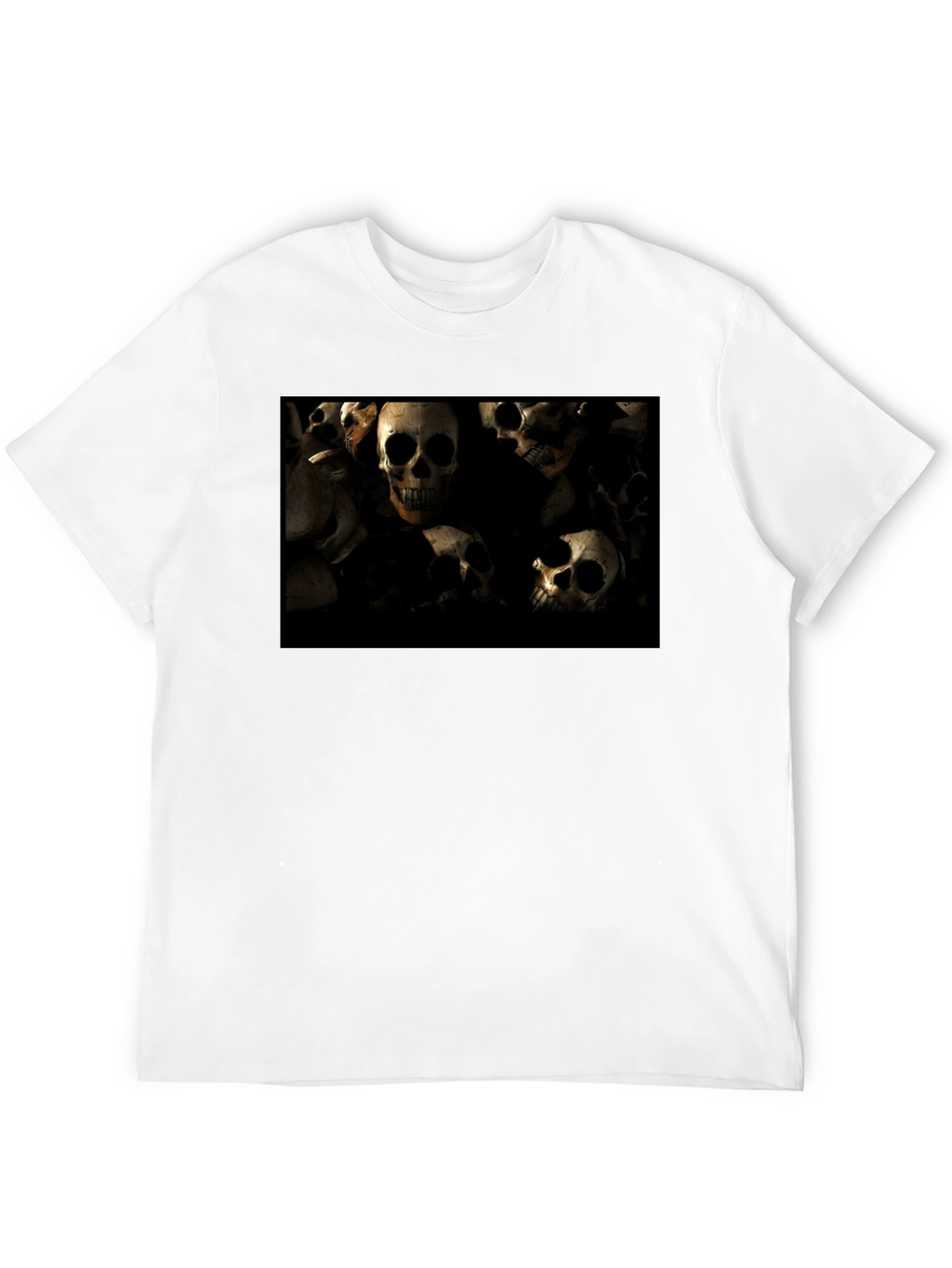 Skull Pile Graphic T-Shirt