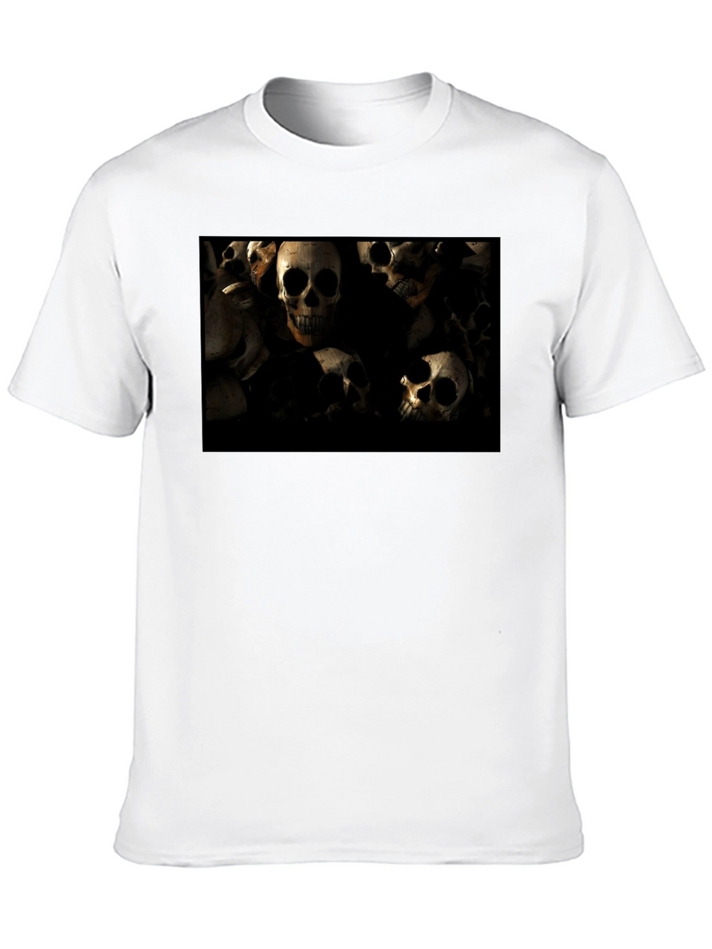 Skull Pile Graphic T-Shirt