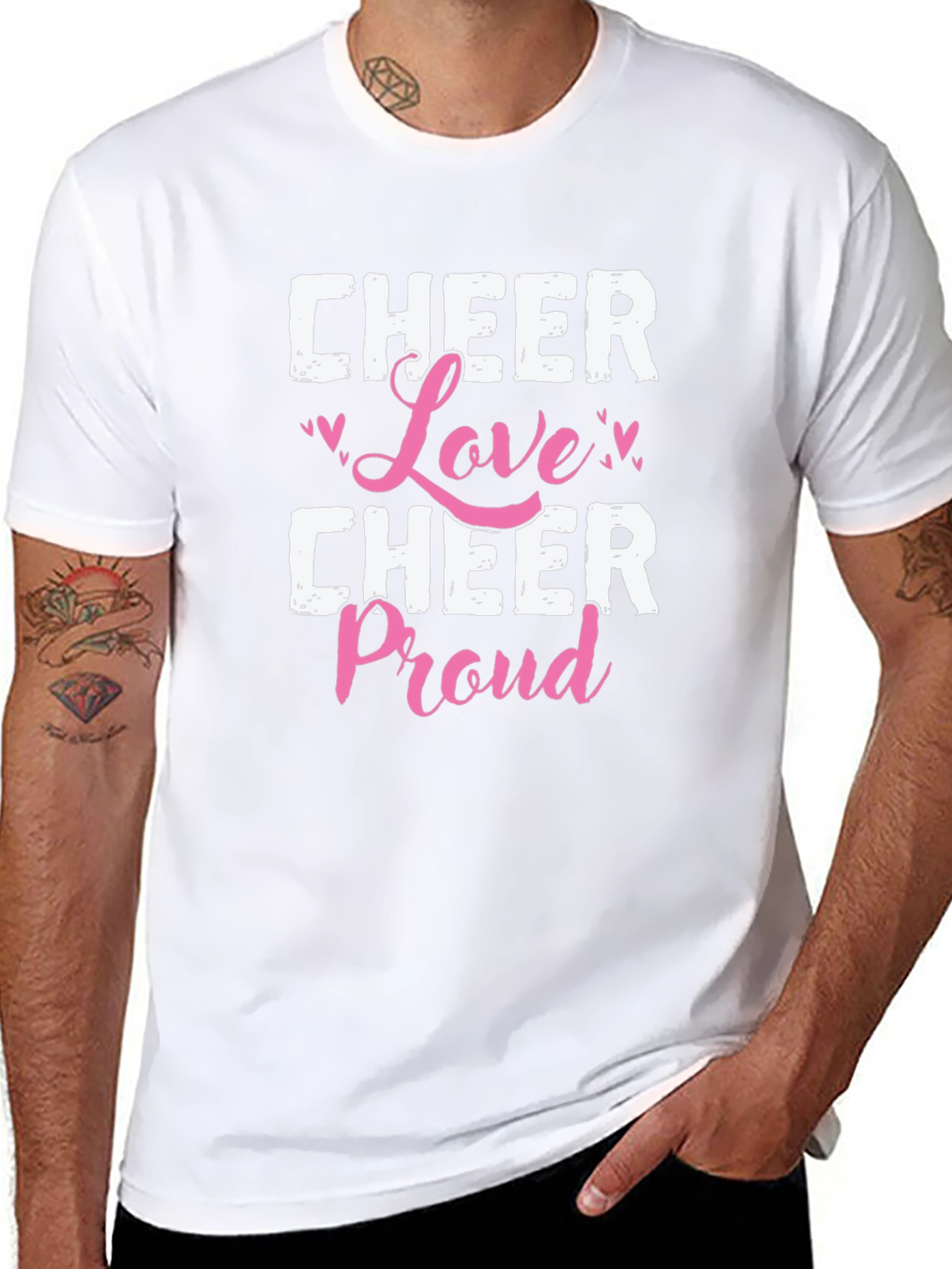 Cheer Love Proud Graphic Tee