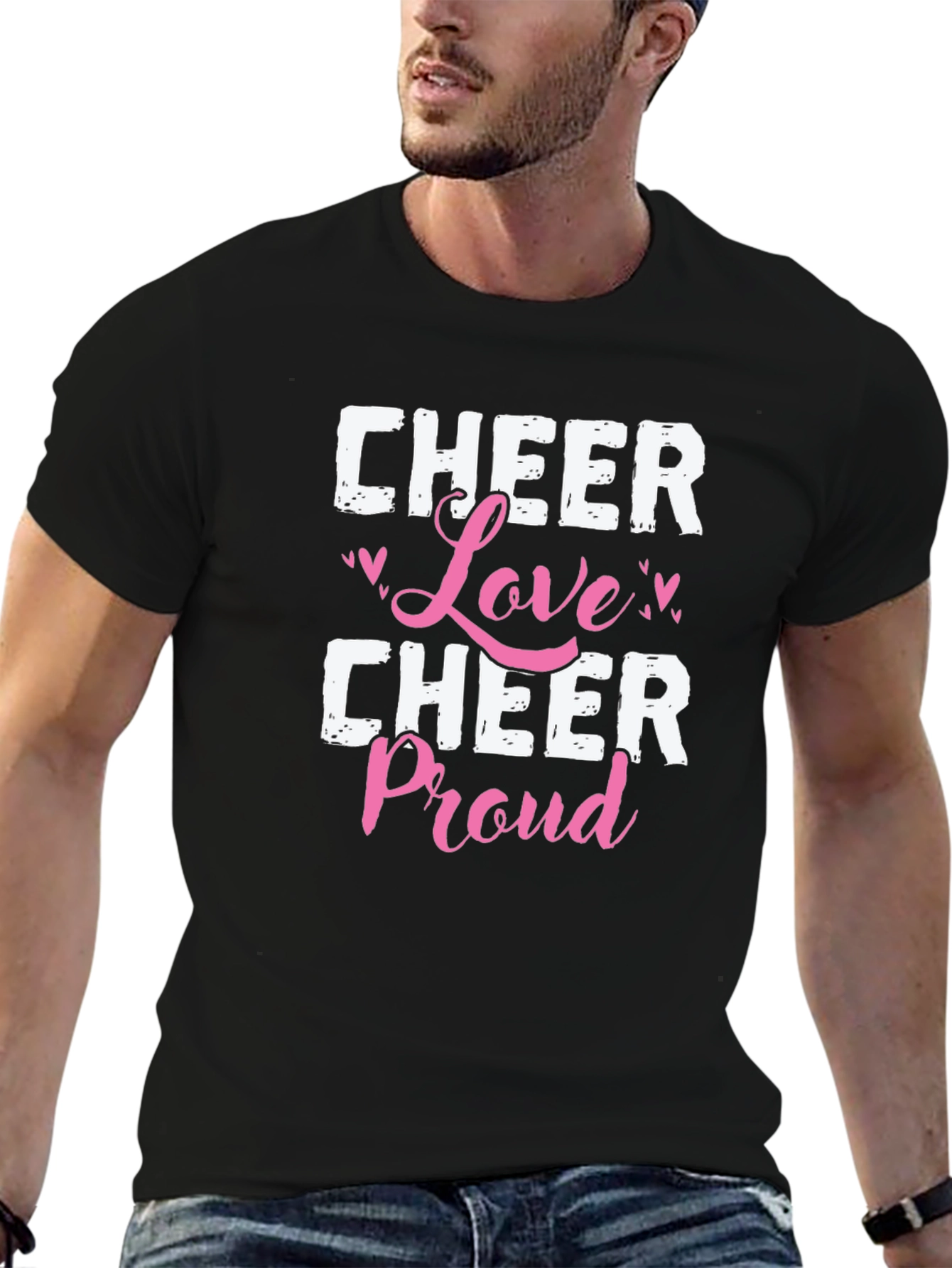 Cheer Love Proud Graphic Tee